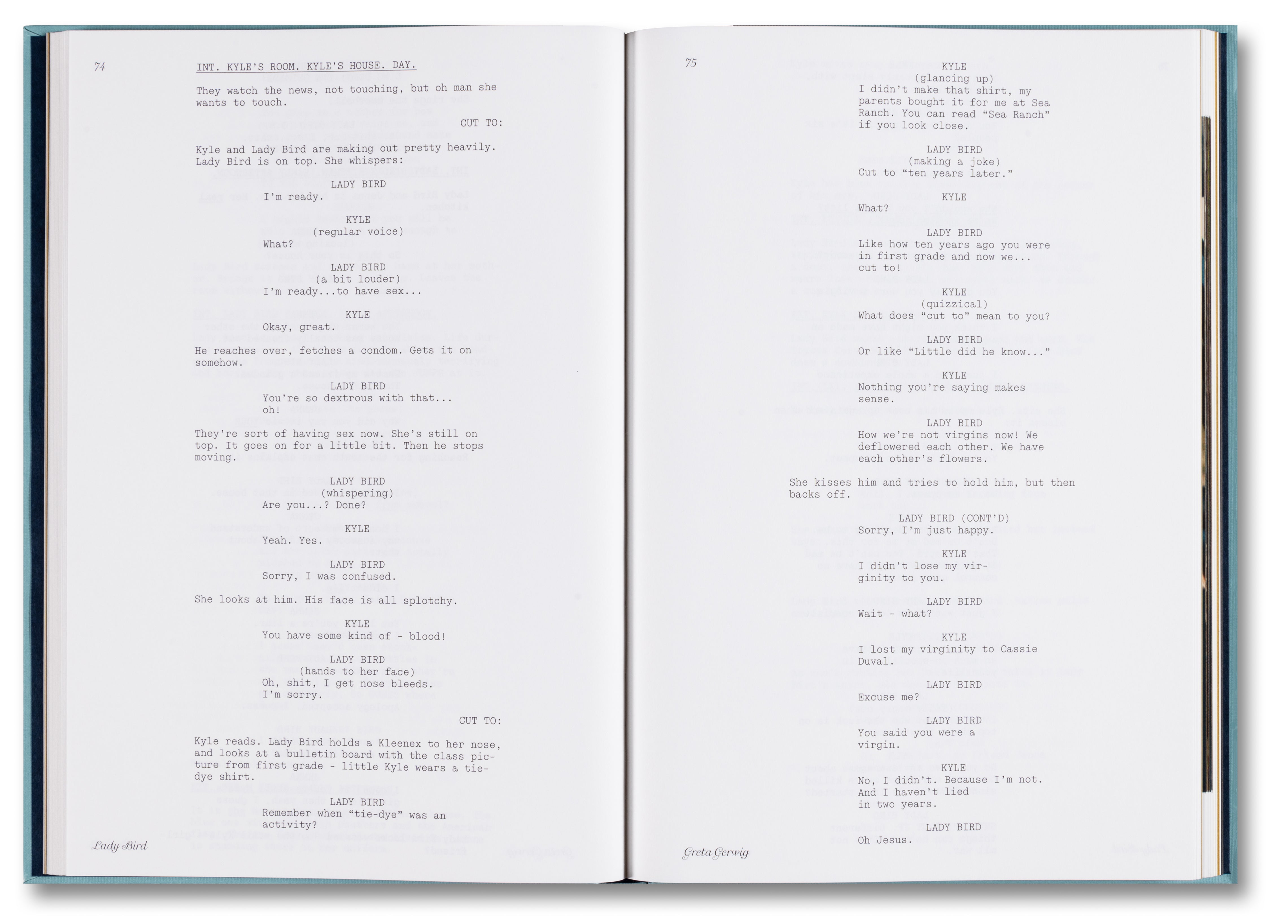 Lady Bird Screenplay by Greta Gerwig - A24 Hardcover Edition | Perfect for Film Students, Screenwriters & Movie Collectors