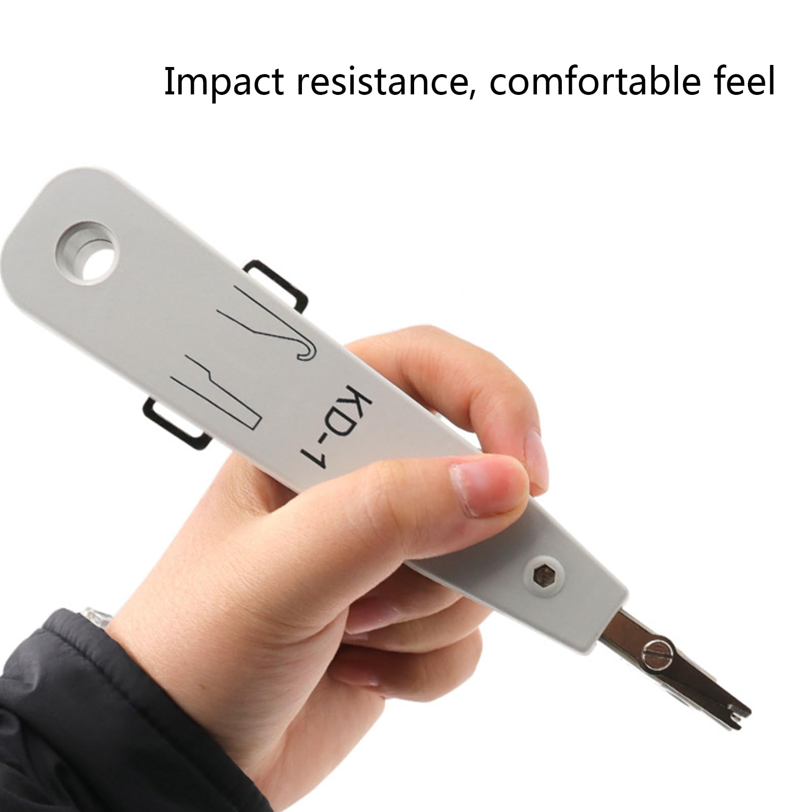 110 Punch Down Tool with Blade - Insert & Cut Terminations in One - 175x34.4mm Network Cable Tool - Perfect for Ethernet Wiring & Telecom Installations