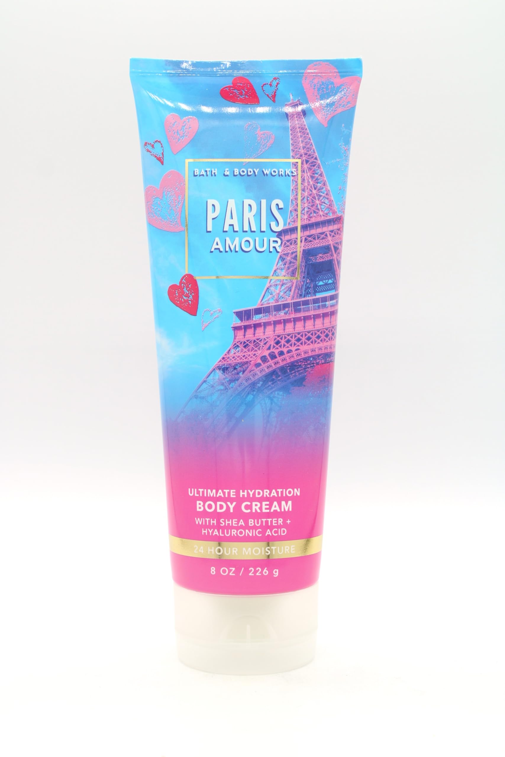 Paris Amour Ultimate Hydration Body Cream by Bath & Body Works - 8 oz Moisturizing Lotion for Dry Skin, Luxurious Fragrance, Perfect for Daily Use & Gift Giving