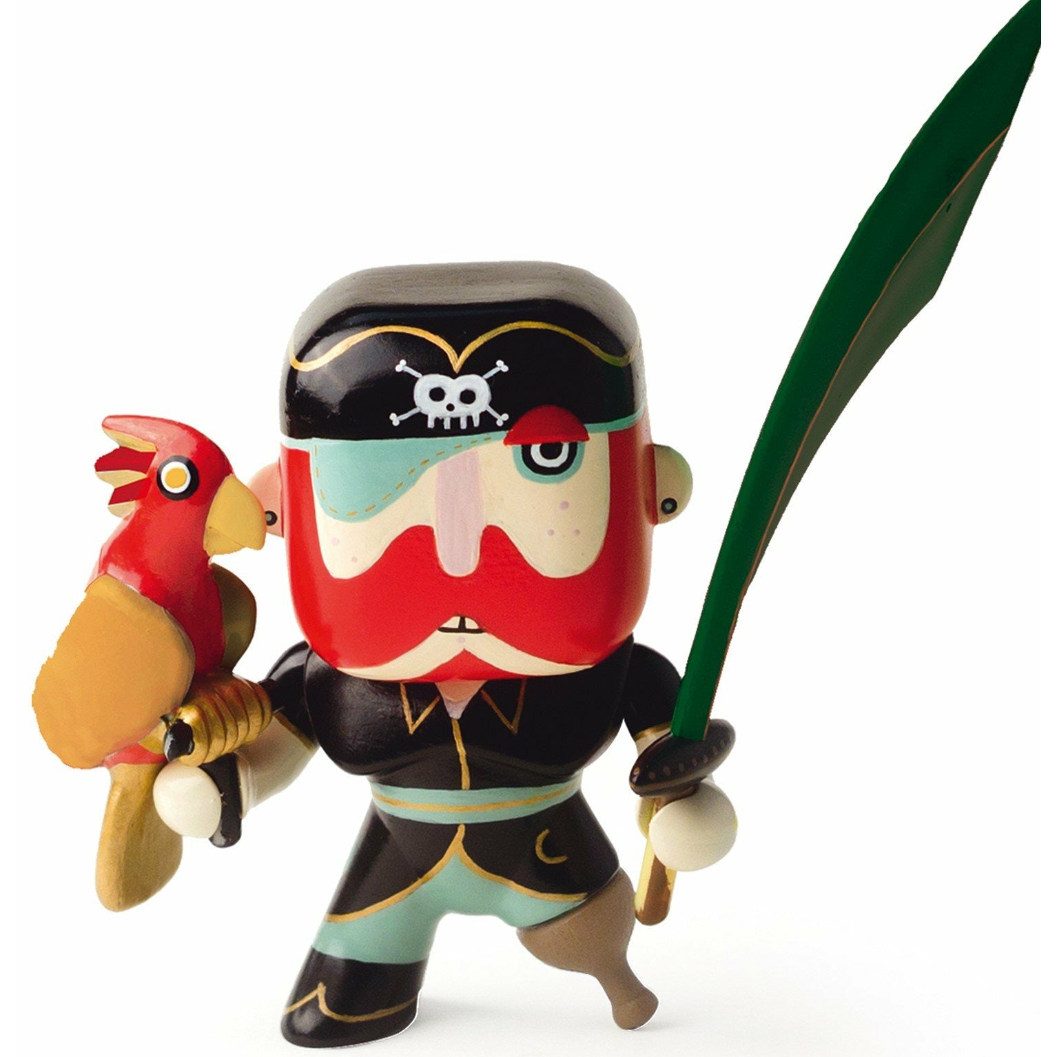 Sam Parrot Ze Pirate - Fun Pirate-Themed Plush Toy for Kids & Collectors | Perfect for Birthday Gifts, Room Decor, and Themed Parties