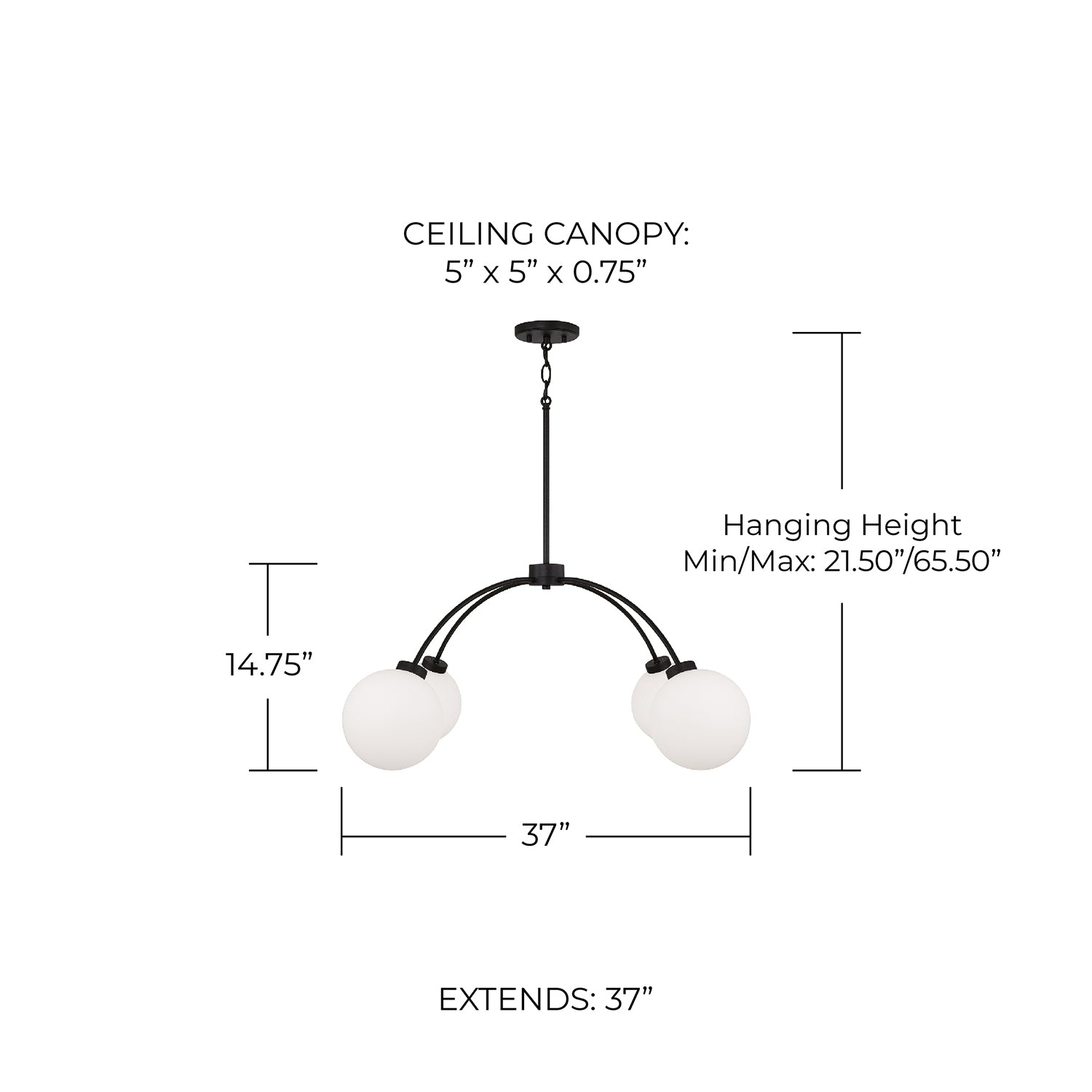 Amos Crystal Chandelier - Elegant Modern Ceiling Light Fixture for Dining Room, Living Room & Bedroom | Perfect for Home Decor & Wedding Events