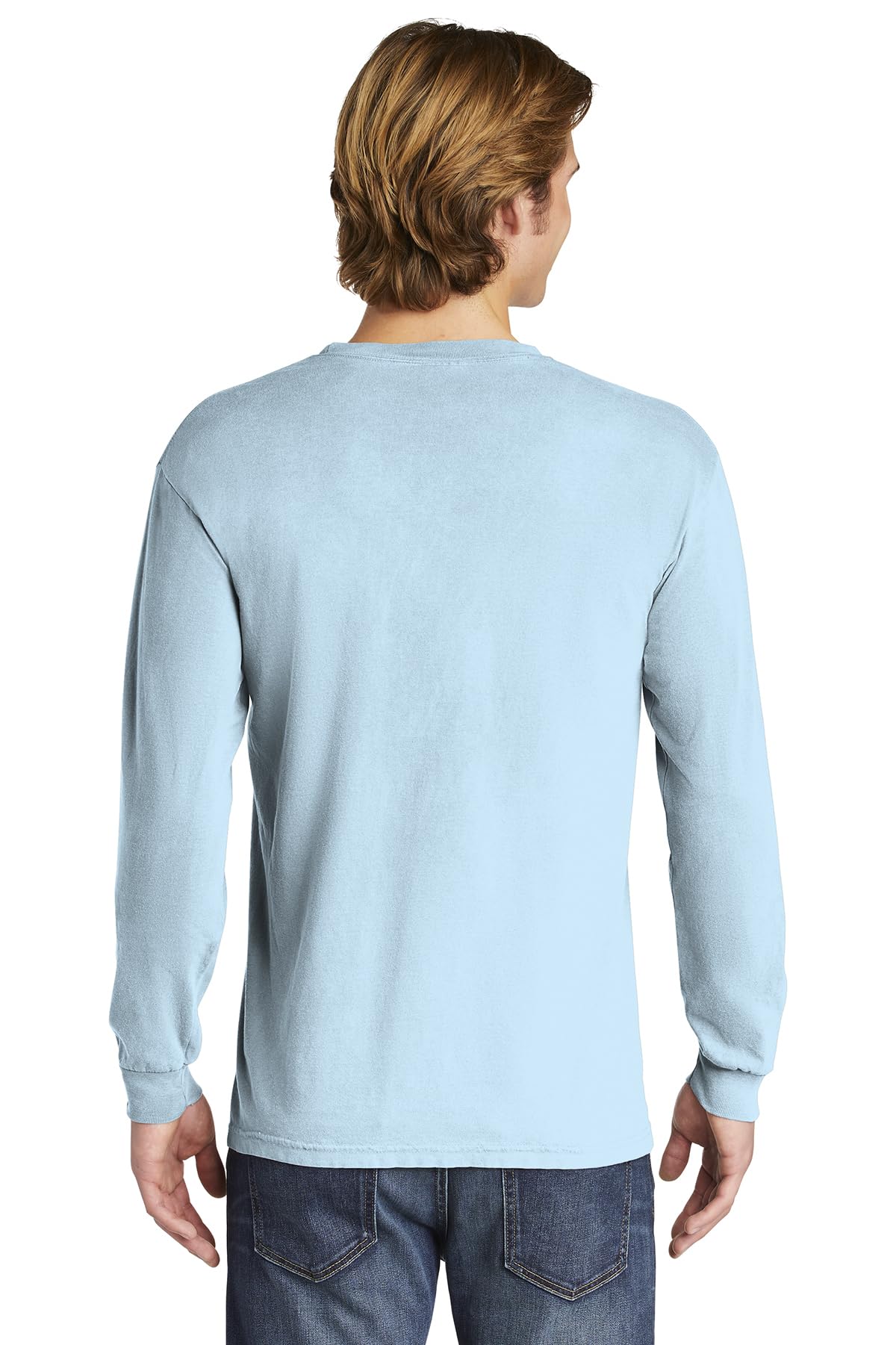 Comfort Colors Men's Long Sleeve T-Shirt | Soft Cotton Crewneck Tee | Style 6014 | Casual Wear & Layering Essential