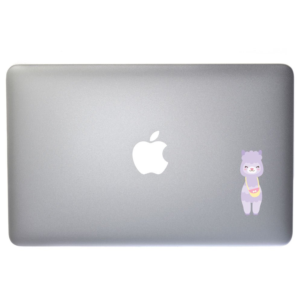 Pastel Purple Llama Vinyl Decal - 4 Inch Waterproof Sticker for Cars, Laptops, Windows, Home & Office Decor | Indoor & Outdoor Use