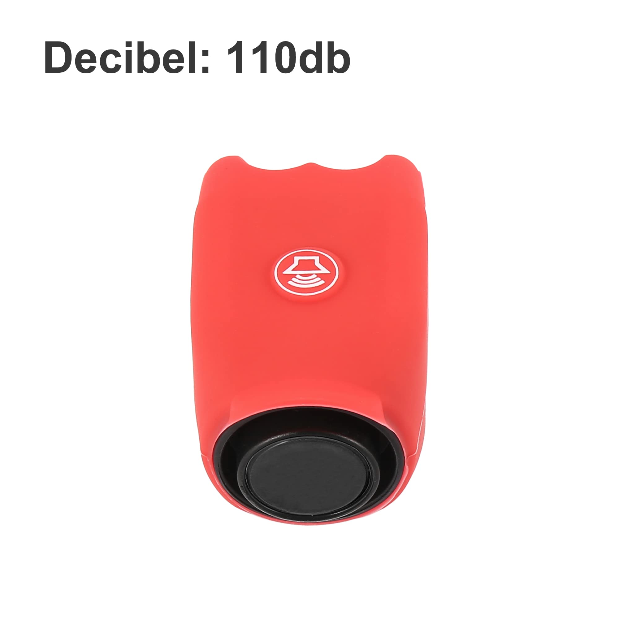 X AUTOHAUX Rechargeable Electric Bike Bell - Loud Horn for Mountain & Road Bicycles | Durable Silicone Cycling Bell for Commuting & Outdoor Adventures