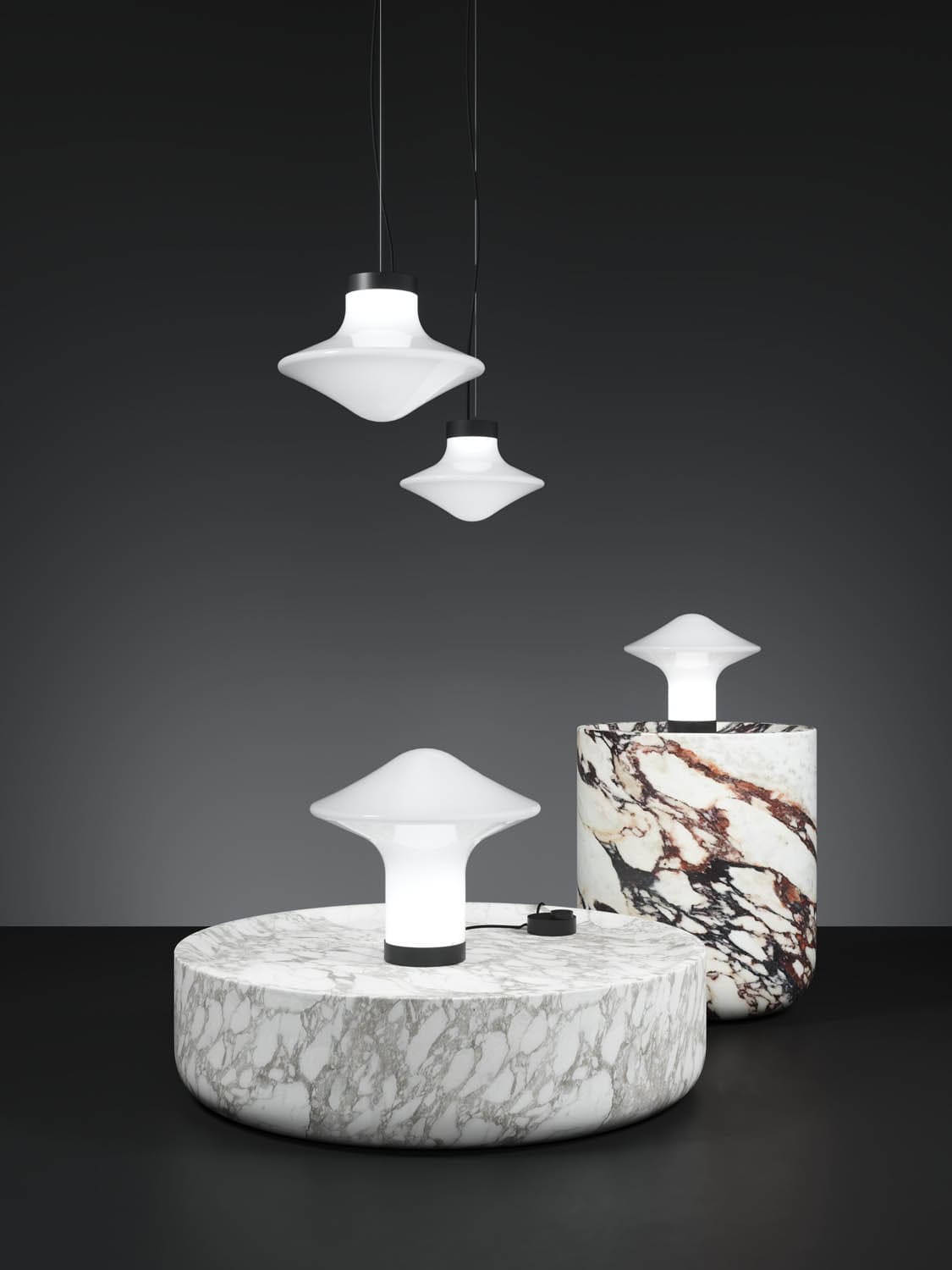 Modern Trottola Table Lamp - Stylish LED Desk Light for Bedroom, Living Room & Office - Perfect for Reading, Working & Decor