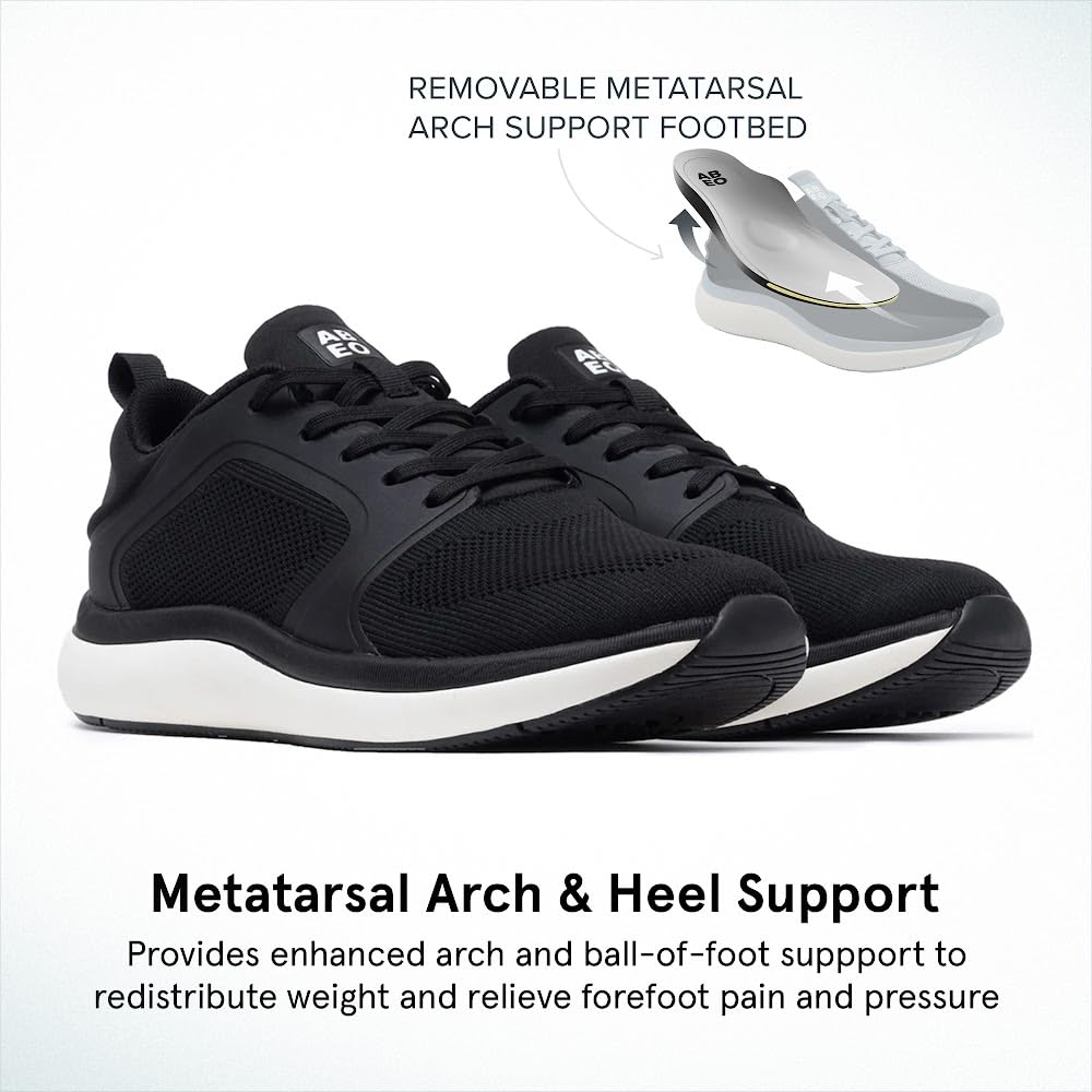 ABEO MXV Cruise Women's Orthopedic Walking Shoes - Comfortable Sneakers with Ball of Foot Cushioning for Metatarsalgia & Plantar Fasciitis Relief - Perfect for Daily Wear, Work & Travel
