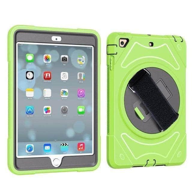 iPad Mini 5 Case (A2133/A2124/A2126/A2125) - Shockproof Armor Cover with Hand Strap for Kids | Perfect for School, Travel & Outdoor Activities