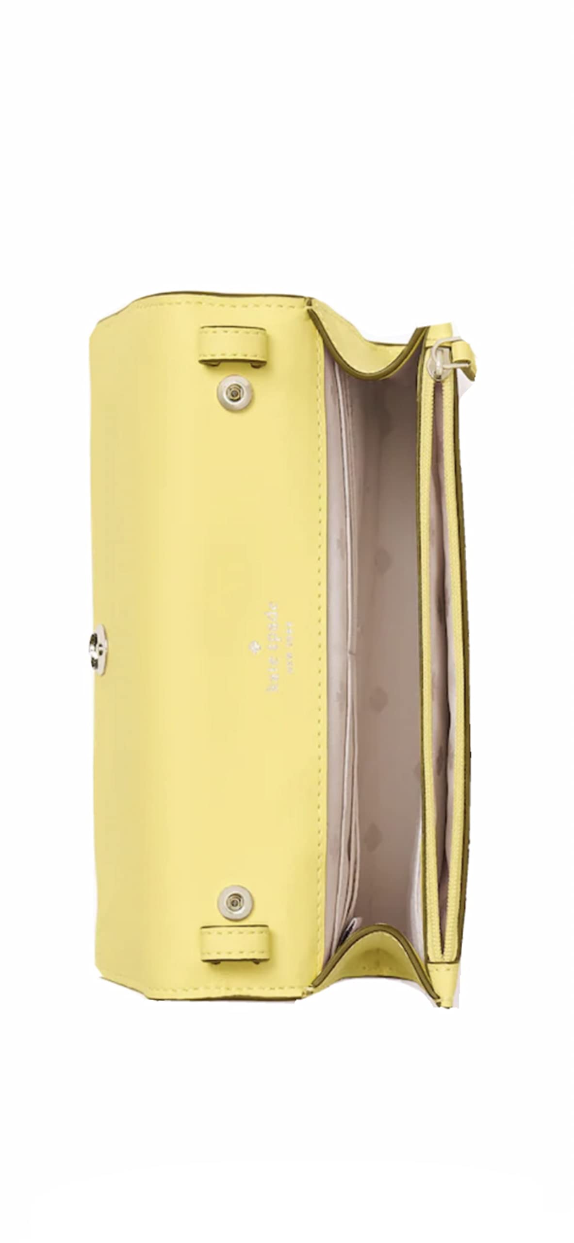 Kate Spade New York Perry Leather Crossbody Bag in Yuzu Jam - Stylish & Compact Purse for Women, Perfect for Everyday Use, Work, and Travel