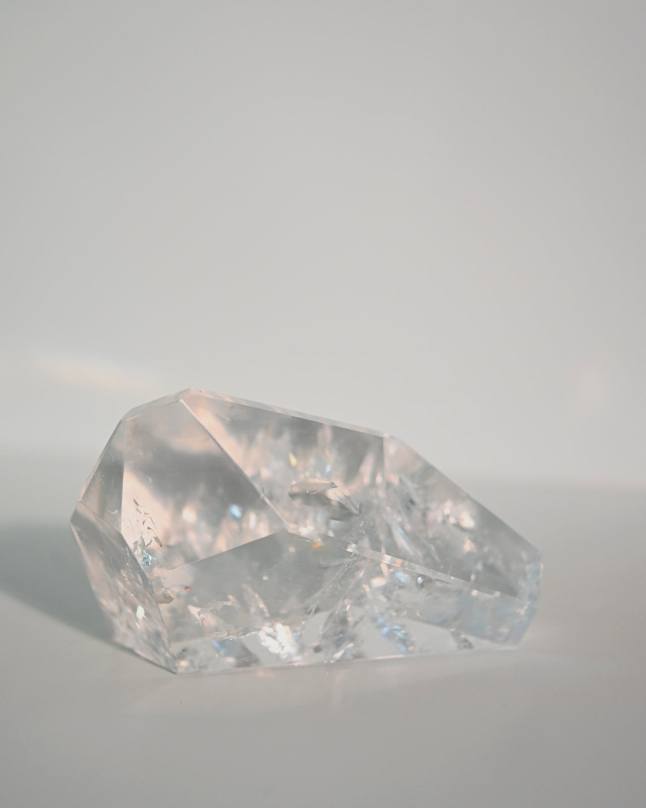 4 Inch Clear Quartz Geometric Crystal - Perfect for Meditation, Home Decor & Healing | Natural Stone for Energy Work & Spiritual Gifts