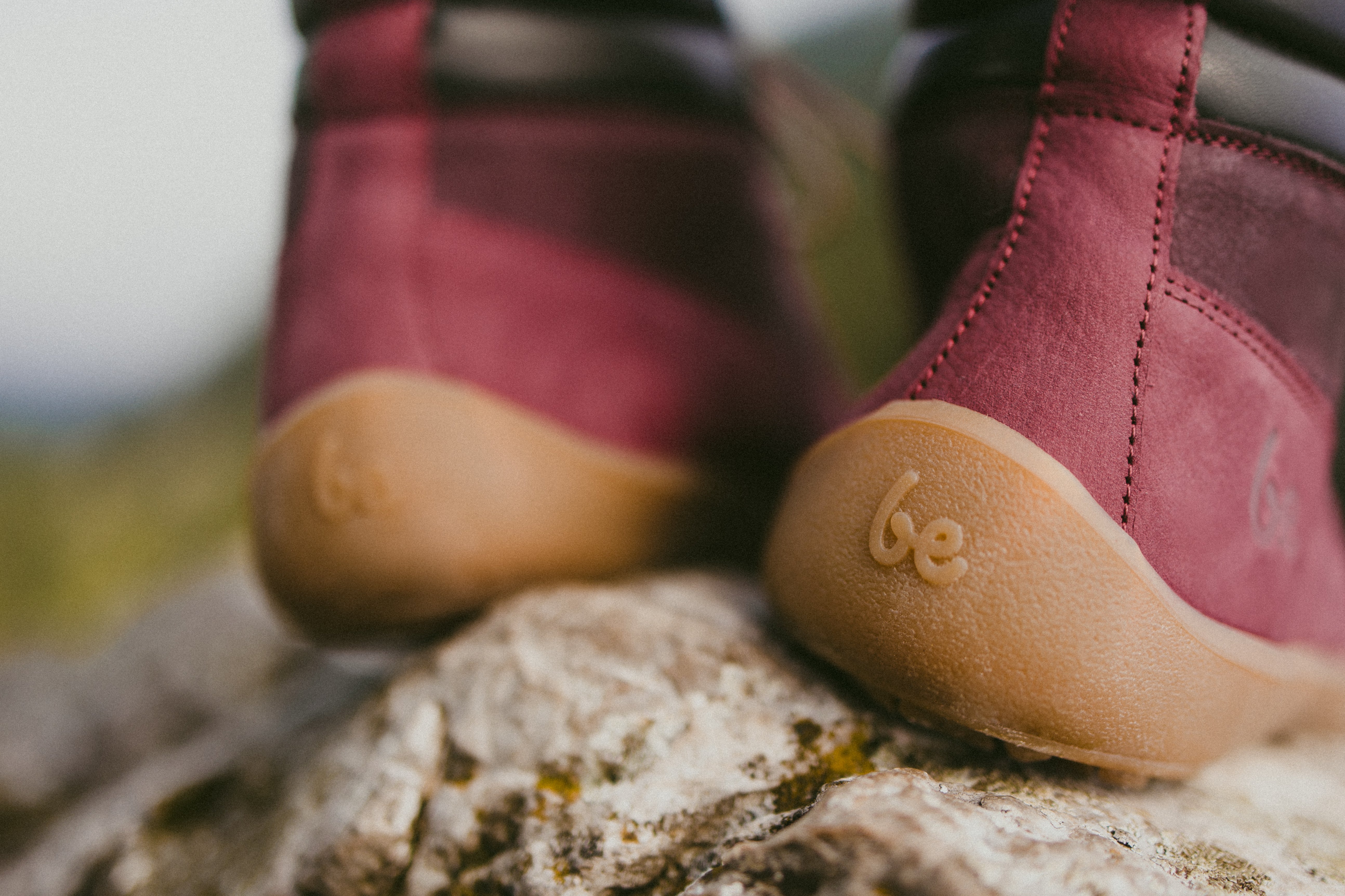 Barefoot Boots for Women - Be Lenka Nevada Neo Burgundy Minimalist Shoes | Comfortable & Lightweight for Walking, Hiking & Everyday Wear