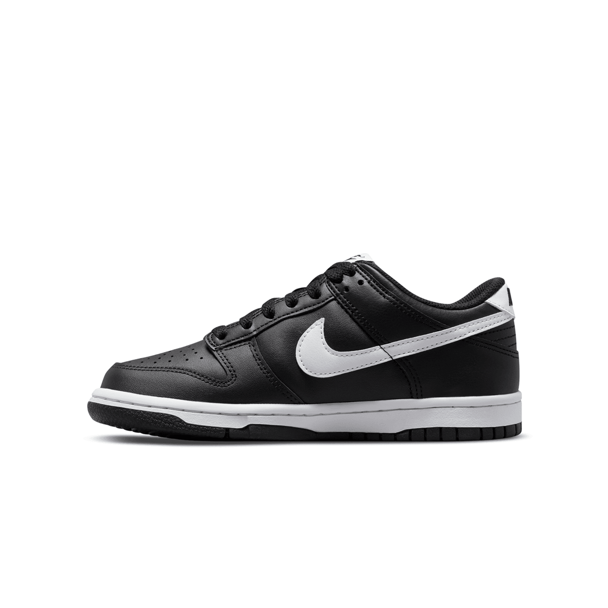 Nike Kids Dunk Low Retro 'Black Panda 2.0' Sneakers - Boys & Girls Basketball Shoes for School, Sports & Casual Wear