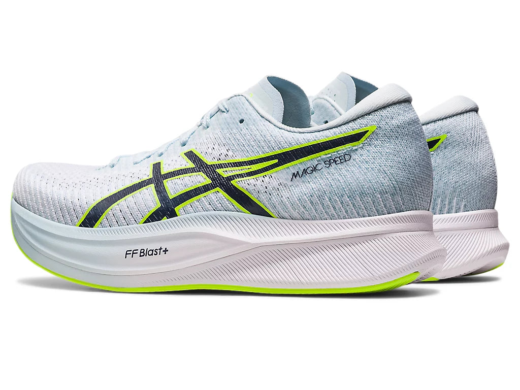 ASICS Women's MAGIC SPEED 2 Running Shoes - Sky/Midnight Color - Lightweight Performance Sneakers for Road Running, Training & Marathon Racing