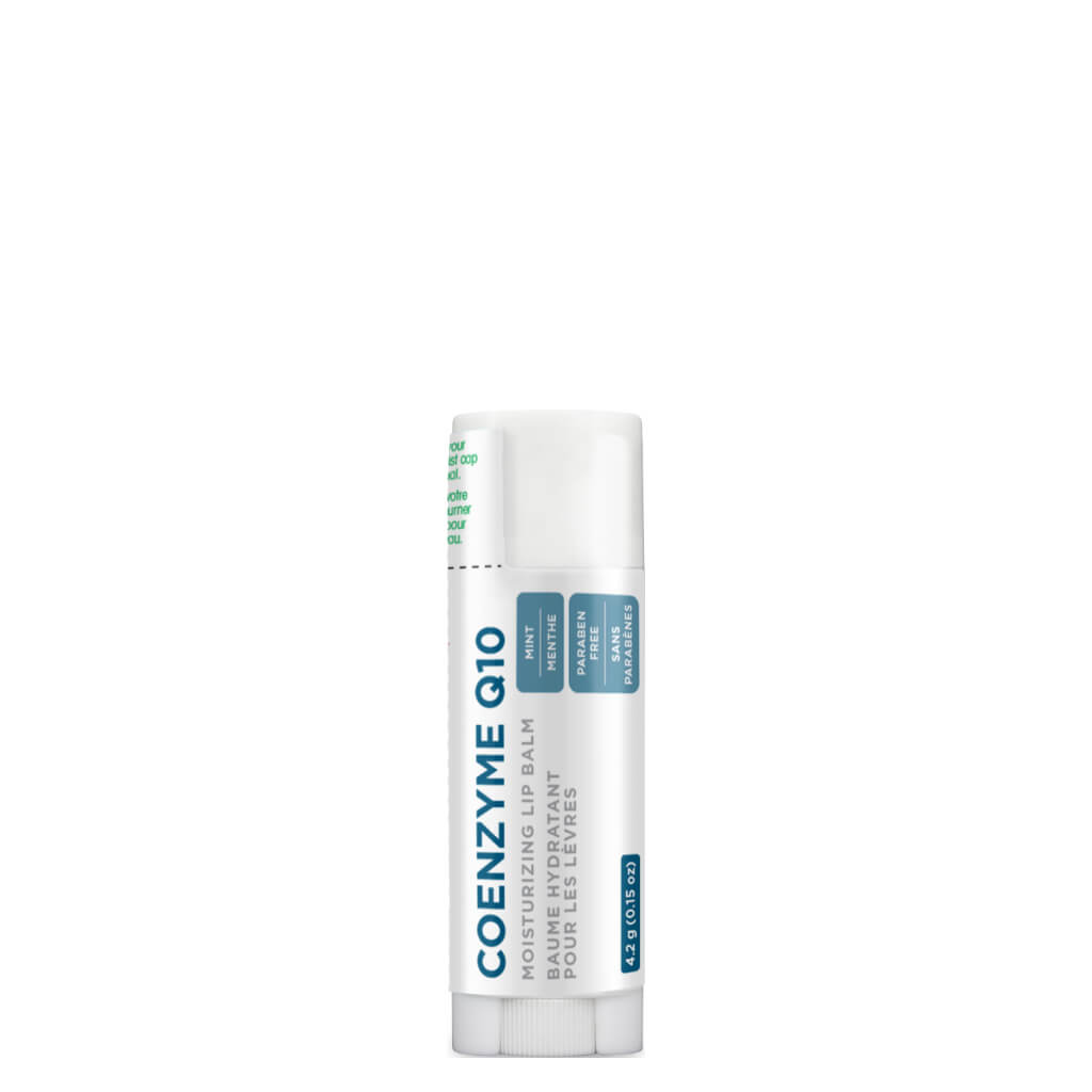 Coenzyme Q10 Lip Balm Mint Flavor - Antioxidant Moisturizing Lip Care for Dry & Chapped Lips - Perfect for Winter Skincare & Daily Hydration
