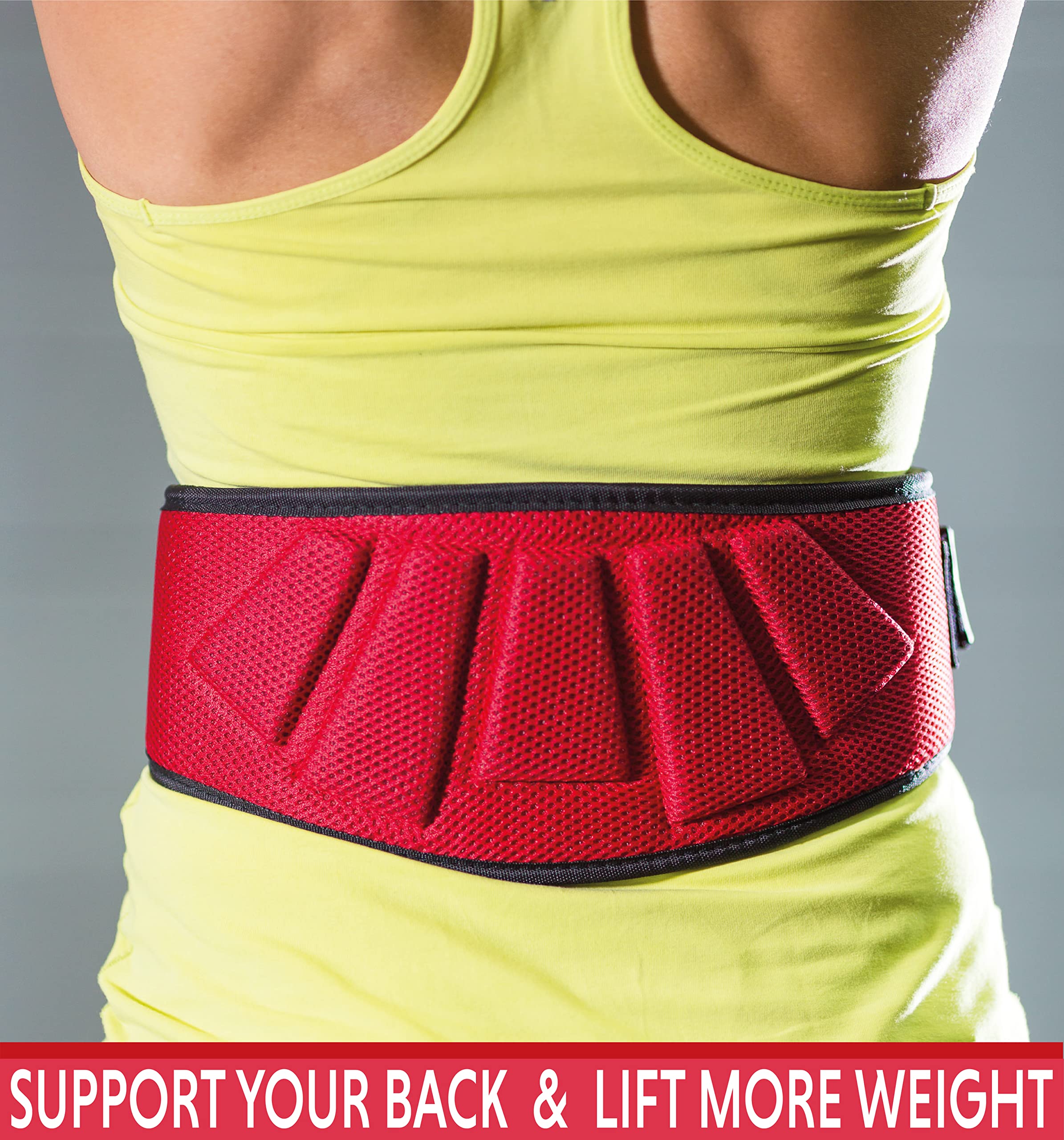 Rip Toned Weight Lifting Belt for Men & Women - Premium Powerlifting & Bodybuilding Support Belt - Ideal for Squats, Deadlifts, Bench Press & Strength Training - Perfect Gym Accessory for CrossFit, Weightlifting & Back Support