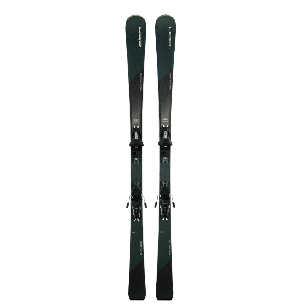 Elan 2022 EXPLORE 10 RS LS Skis with EL 10.0 GW SHIFT Bindings - Black/Black B85 DB585018 - Perfect for All-Mountain Skiing and Backcountry Adventures