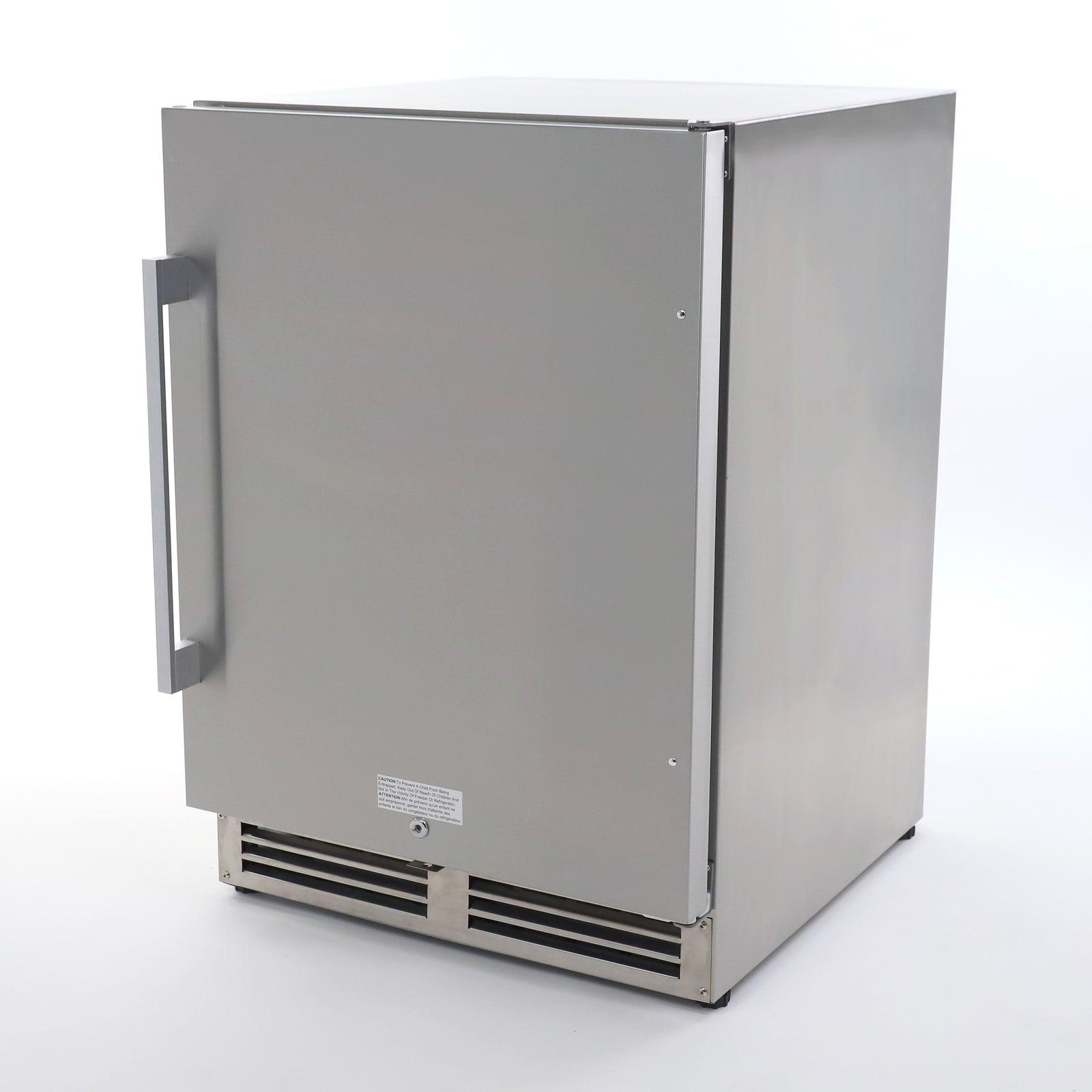 Avanti OR543U3S 5.4 Cu. Ft. Outdoor Refrigerator with Solid Door - Energy Efficient Stainless Steel Fridge for Patio, Backyard, Poolside & Outdoor Kitchen Use