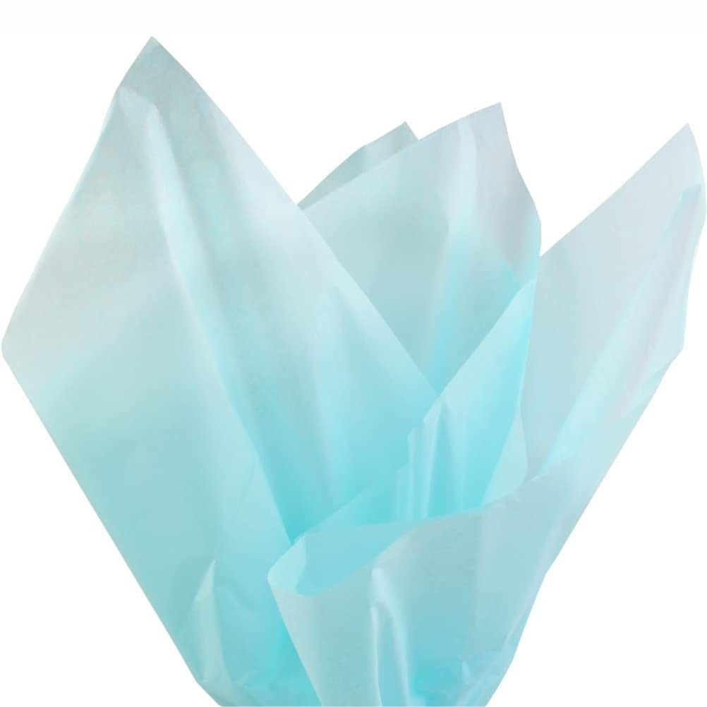 Premium Light Blue Gift Wrapping Tissue Paper - 20