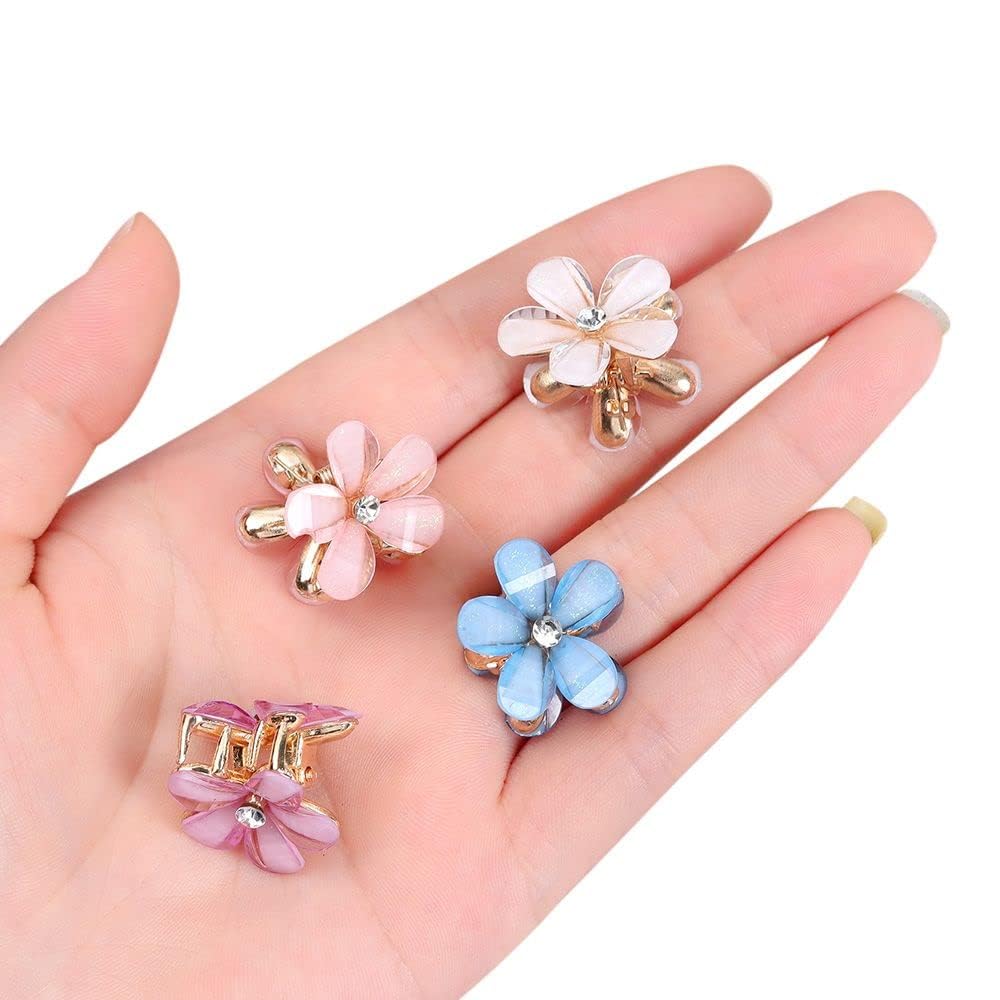 Elegant Small Hair Clips for Women - 12PCS Butterfly & Flower Claw Hair Accessories Set | Perfect for Daily Styling, Parties & Special Occasions