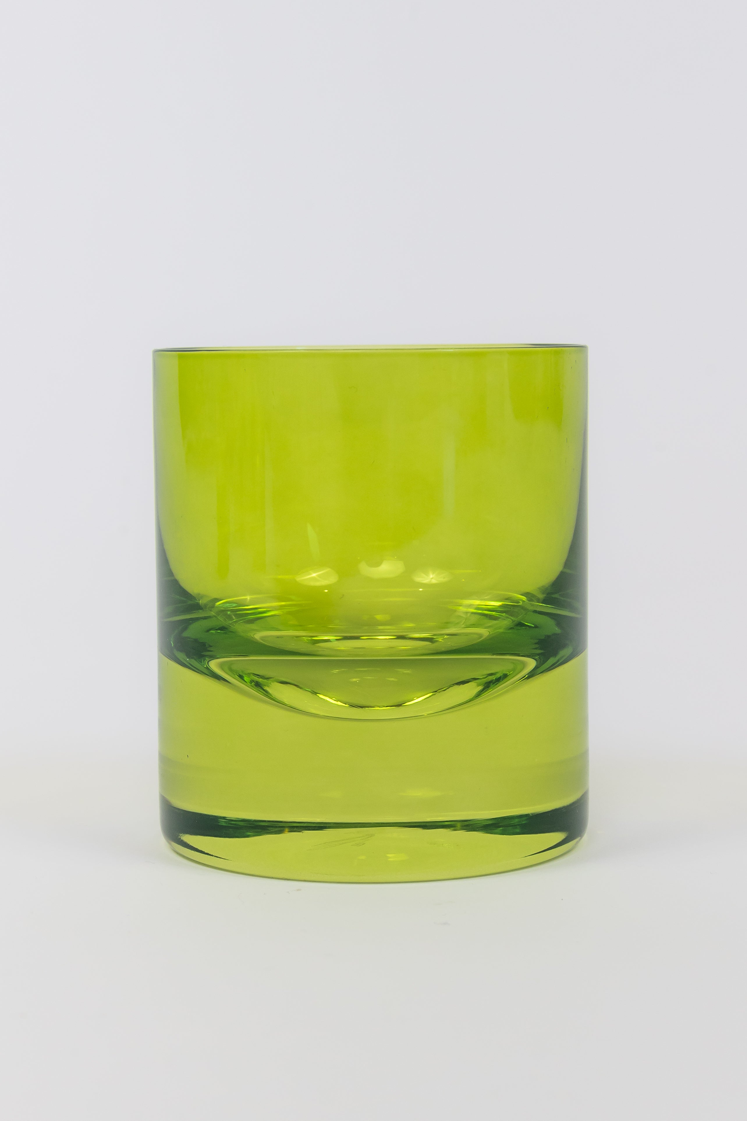 Estelle Colored Rocks Glass Set of 2 - Forest Green Tumbler Glasses for Whiskey, Cocktails & Iced Coffee | Elegant Barware for Home & Party Use