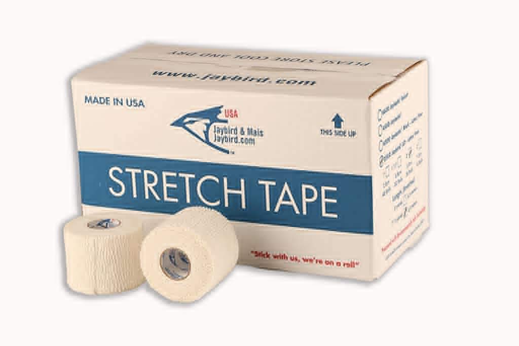 Jaybird & Mais LST Latex-Free Lightweight Stretch Tape (24 Rolls) - White | First Aid, Sports Support & Wound Care for Active Lifestyles