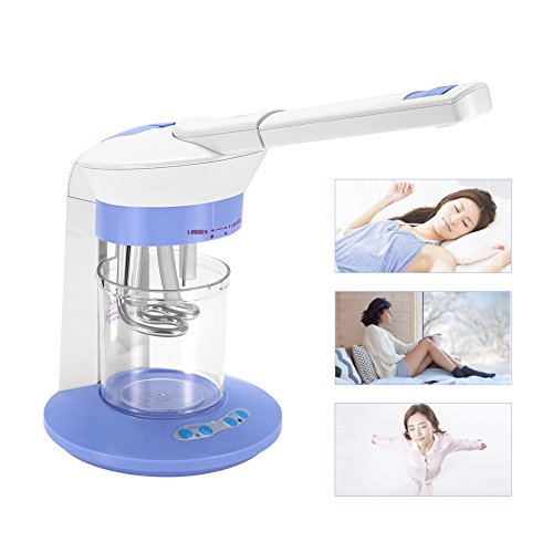 Ozone Facial Steamer - 2 in 1 Ionic Spraying Machine & Facial Sauna for Deep Moisturizing & Skin Cleaning | CE/ROHS Certified Home Spa Device for Relaxation & Skincare Routine