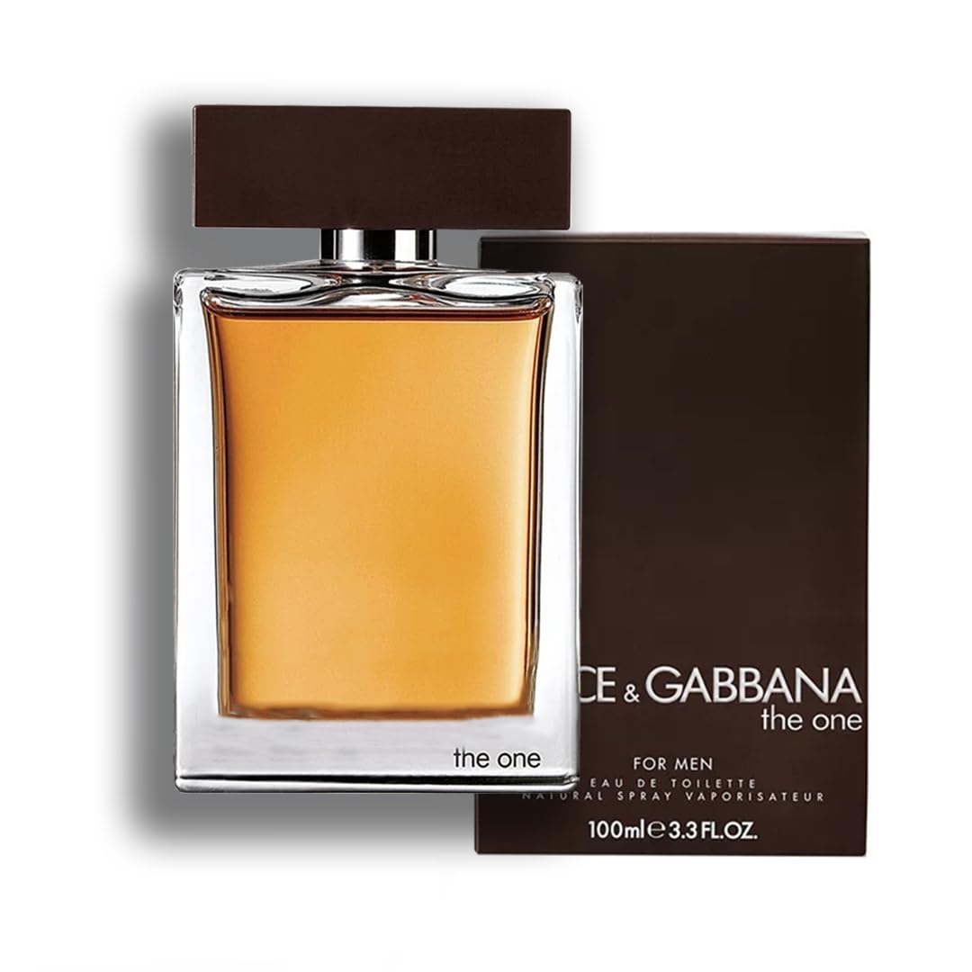 Dolce & Gabbana The One for Men Eau de Toilette Spray - 3.3 oz / 100ml - Luxury Men's Cologne for Date Night & Special Occasions