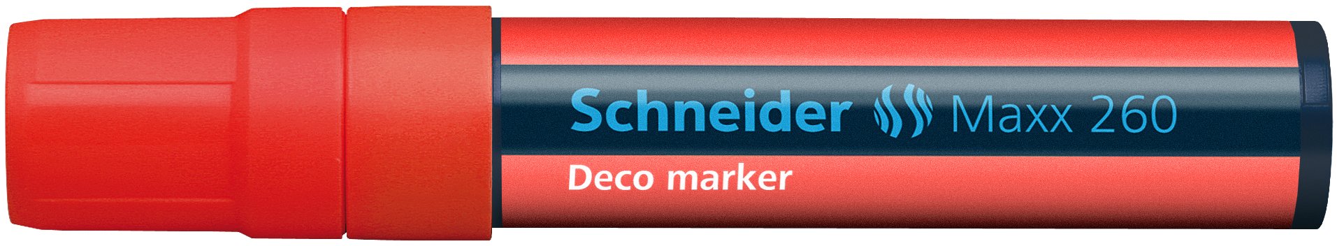 Schneider Maxx 260 Premium Chalk Markers - Pack of 5 Vibrant Red Liquid Chalk Pens for Whiteboards, Glass, Windows & Signs - Ideal for Restaurants, Classrooms, Offices & Retail Displays