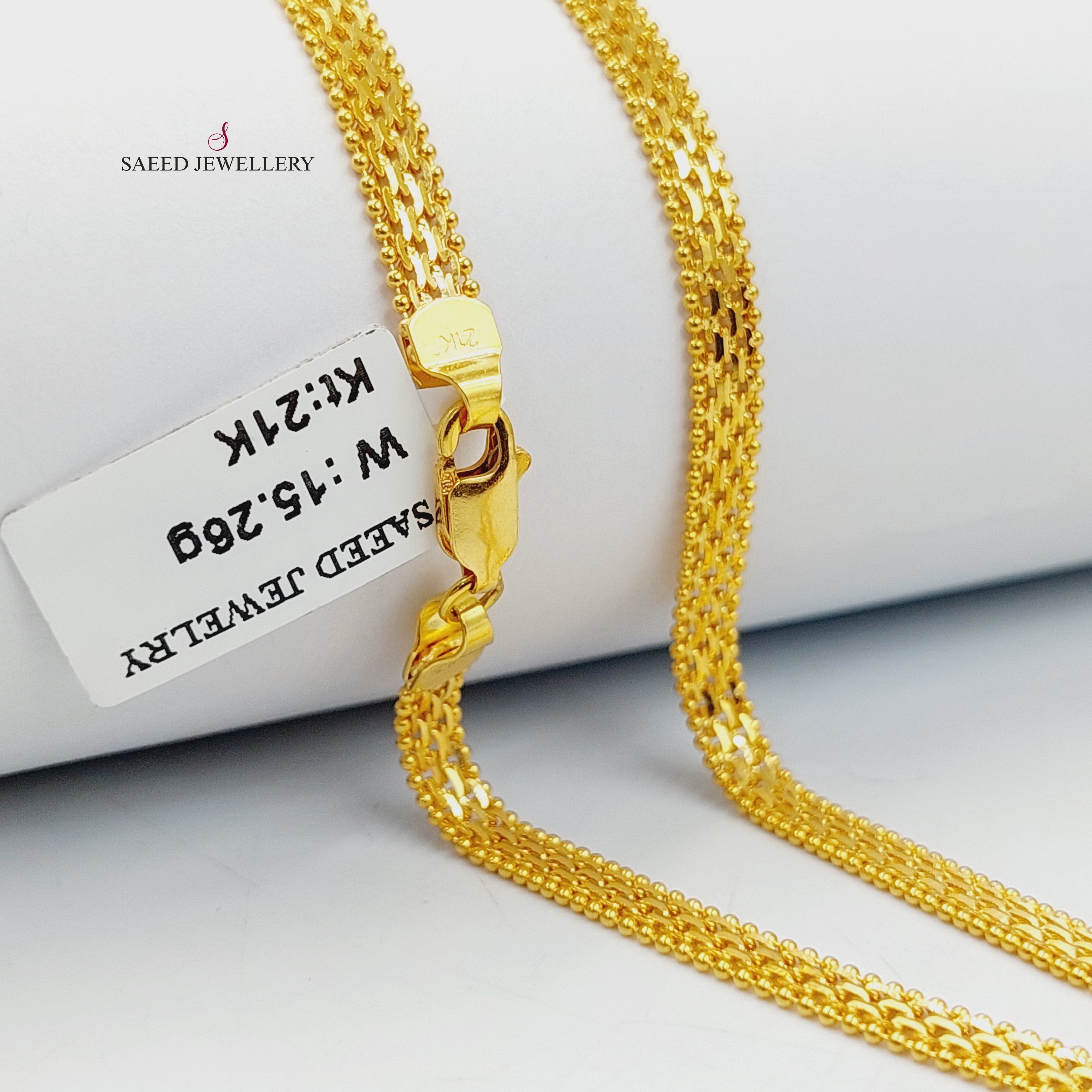 5mm Flat Chain for Jewelry Making - DIY Necklace, Bracelet & Anklet Supplies - Perfect for Crafting, Beading & Fashion Accessories