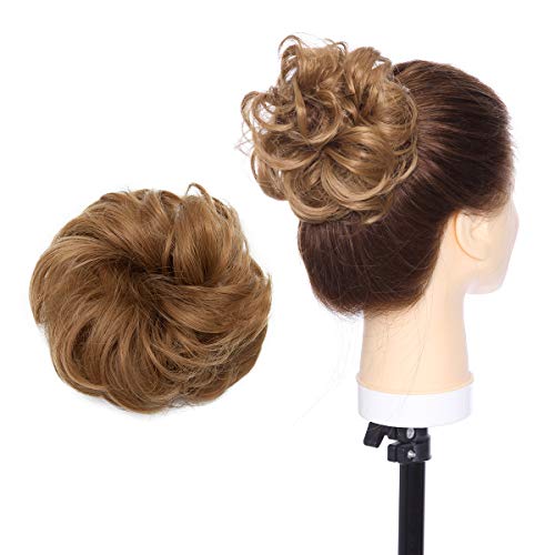 Messy Bun Hair Extension for Curly Hair - Clip-in Updo Hairpiece for Women | Perfect for Weddings, Parties & Everyday Styling