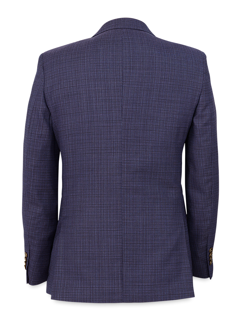 Premium Wool Single Breasted Notch Lapel Blazer - Classic Purple Men's Sport Coat for Business, Office & Formal Occasions