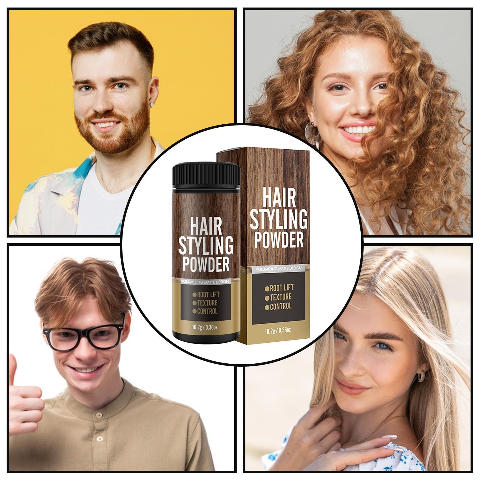 30g Hair Styling Powder - Volumizing & Texturizing Powder for Fine, Thin Hair - Root Lift Powder for Volume & Texture - Perfect for Daily Styling, Updos & Special Occasions