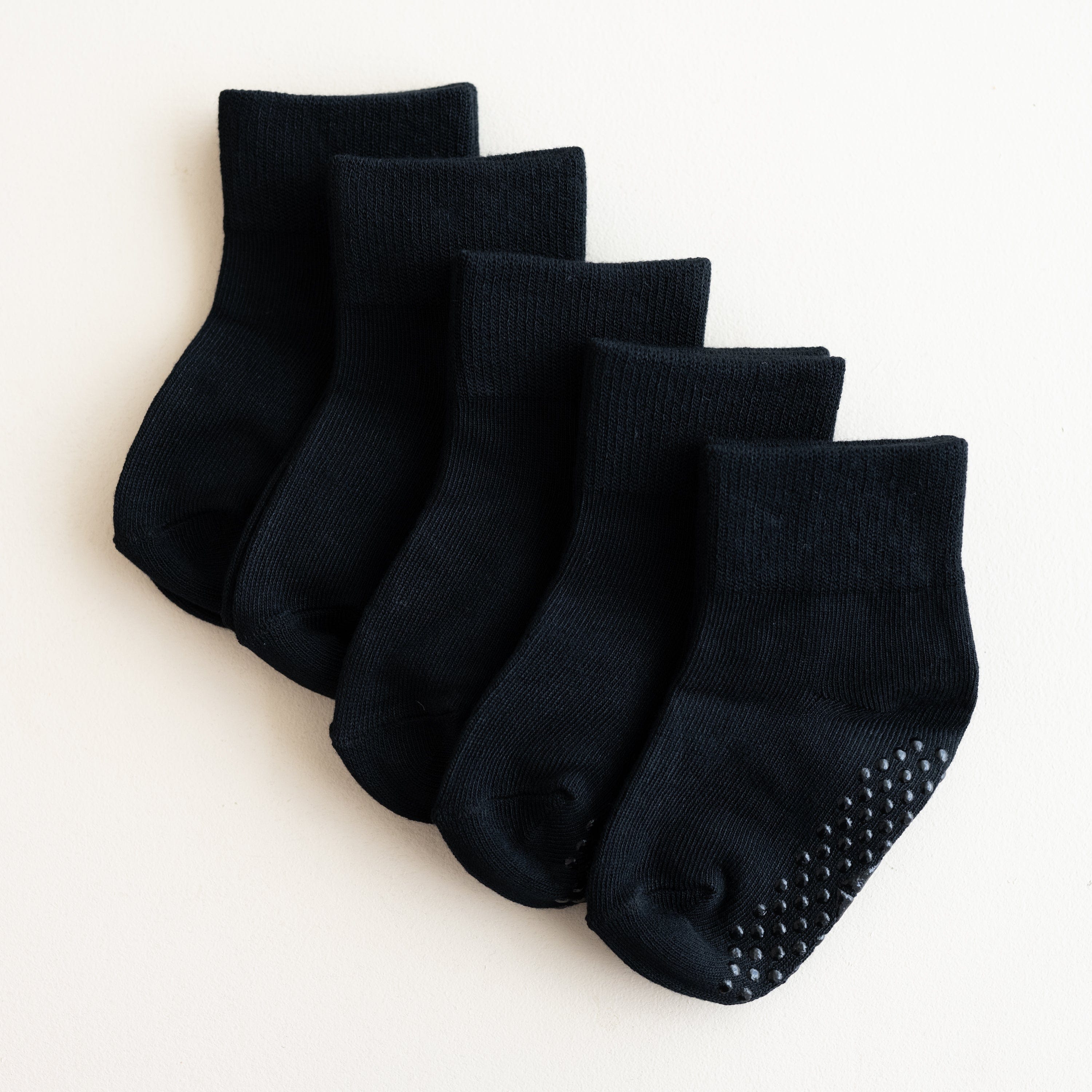 Quarter Socks Combo 5 Pack in Midnight - Comfortable Low-Cut Athletic Socks for Running, Gym & Everyday Wear