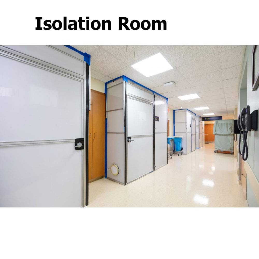 Hospital Room Pressure Monitor with Calibration Certificate - Accurate Airflow Measurement for Isolation Wards, ORs & Cleanrooms