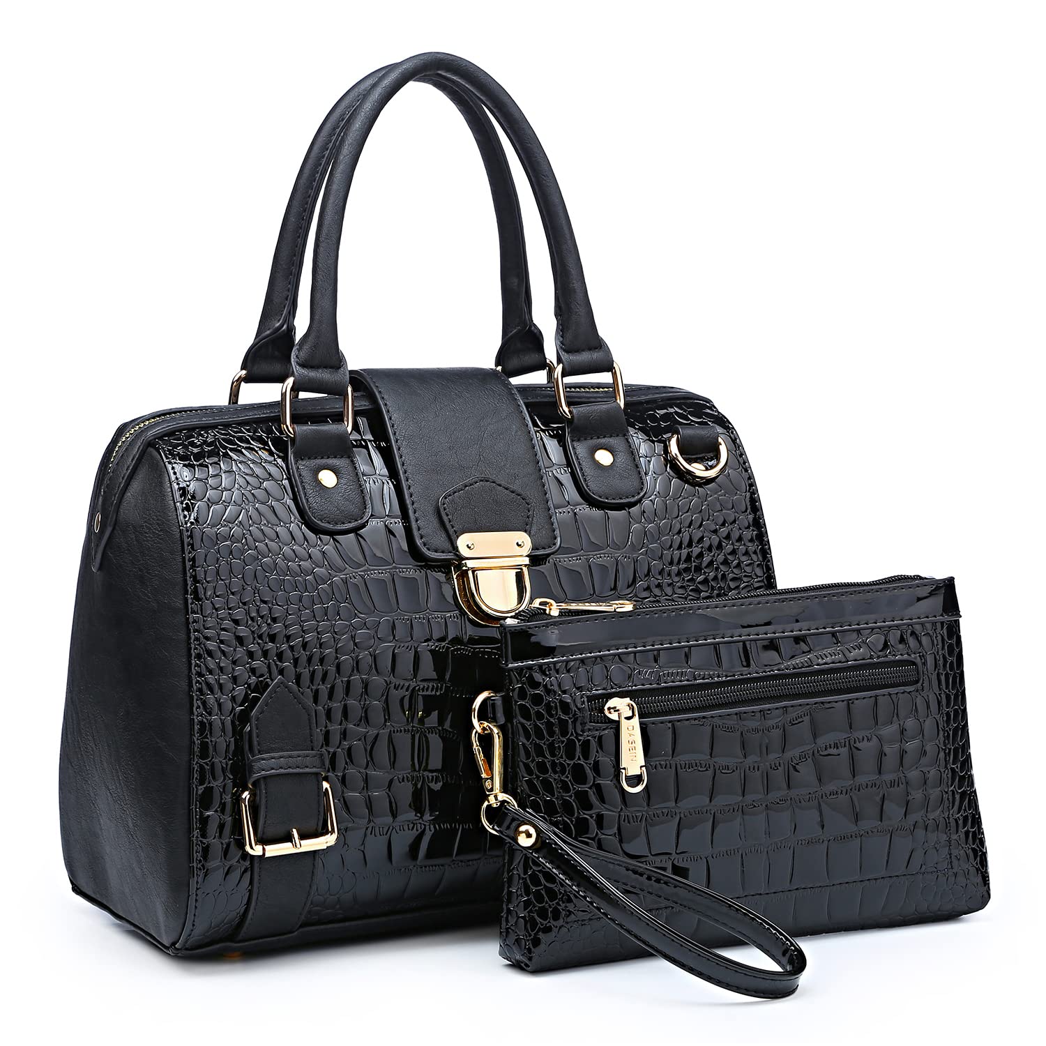 Vegan Leather Barrel Handbag for Women - Stylish Top Handle Shoulder Satchel Purse, Durable Work Tote Bag for Office, Travel & Daily Use