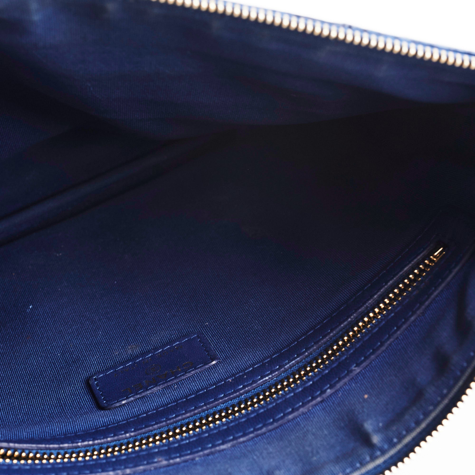 Chanel O Case Medium Exotic Leather Blue Crossbody Bag - Luxury Designer Handbag for Women, Perfect for Parties, Date Nights & Travel Accessories