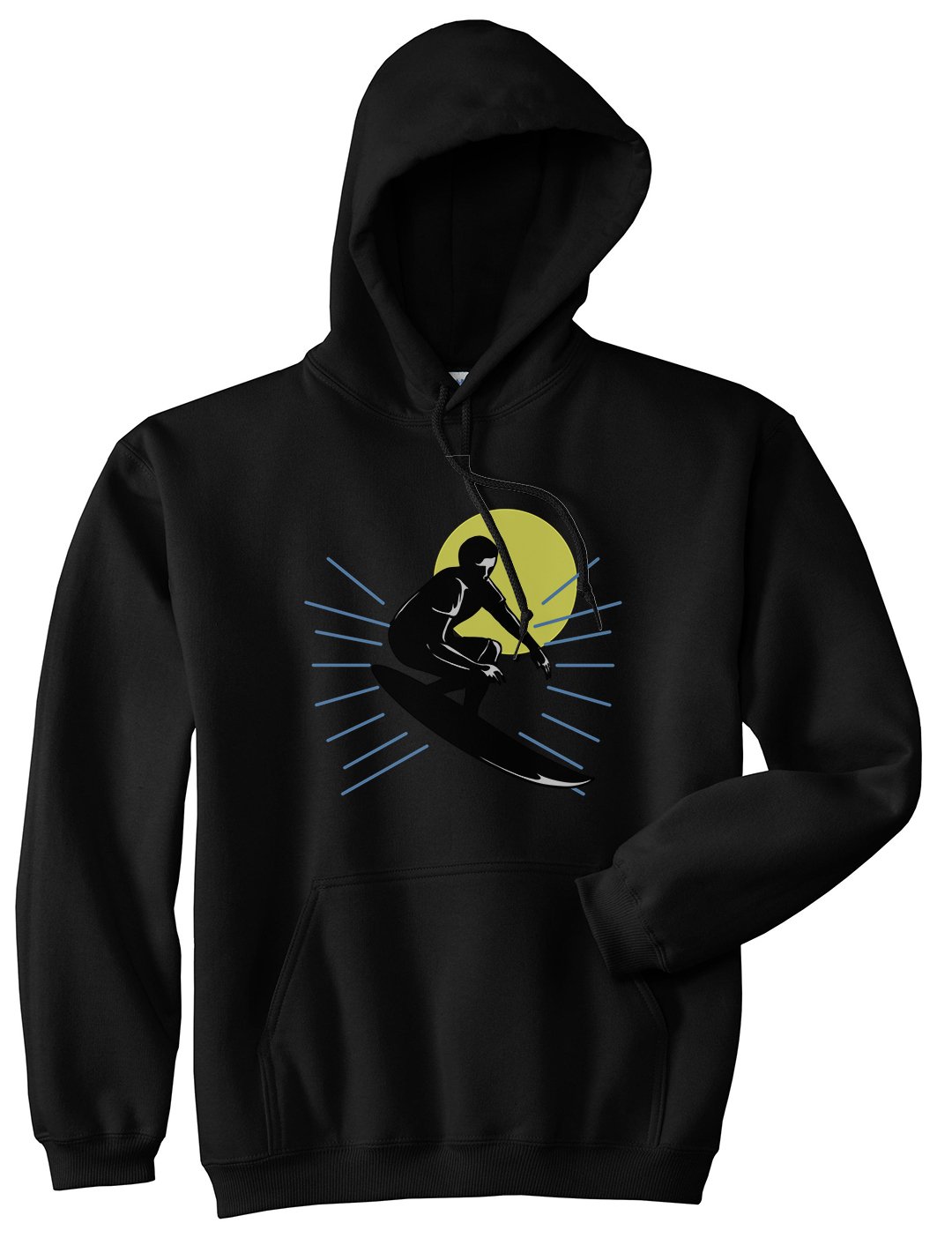 Men's Surfing Hoodie Pullover - Comfortable & Stylish Surfing Apparel for Surfers & Beach Lovers - Perfect for Surfing, Beach Outings & Casual Wear