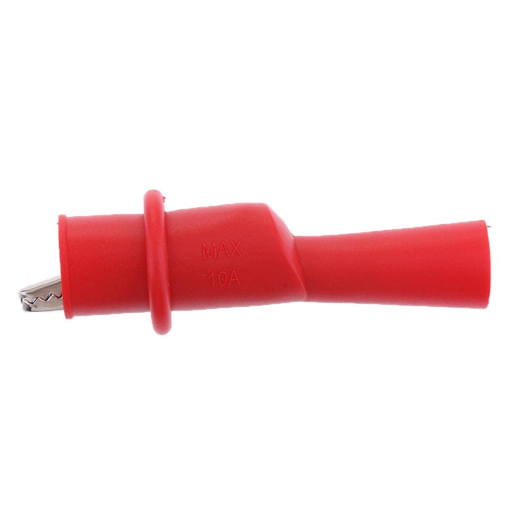ATORSE® Alligator Crocodile Test Clip Clamp for Multimeter Tester Probe - Durable Electrical Testing Tool for Automotive, Home & Industrial Use
