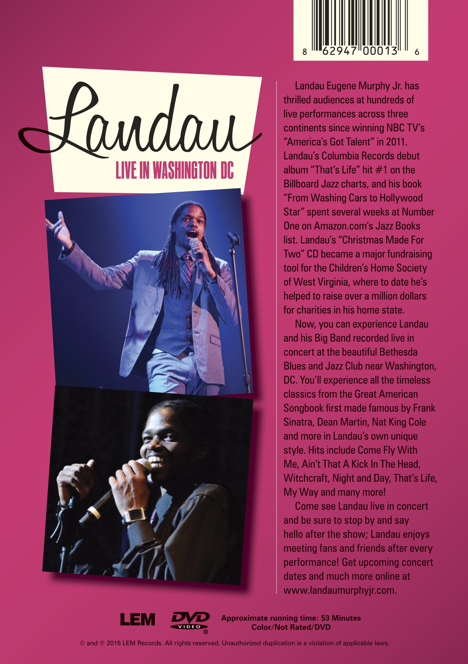 Landau Live in Washington DC at Bethesda Blues & Jazz - Live Jazz Music Performance for Concerts, Events & Nightlife Entertainment