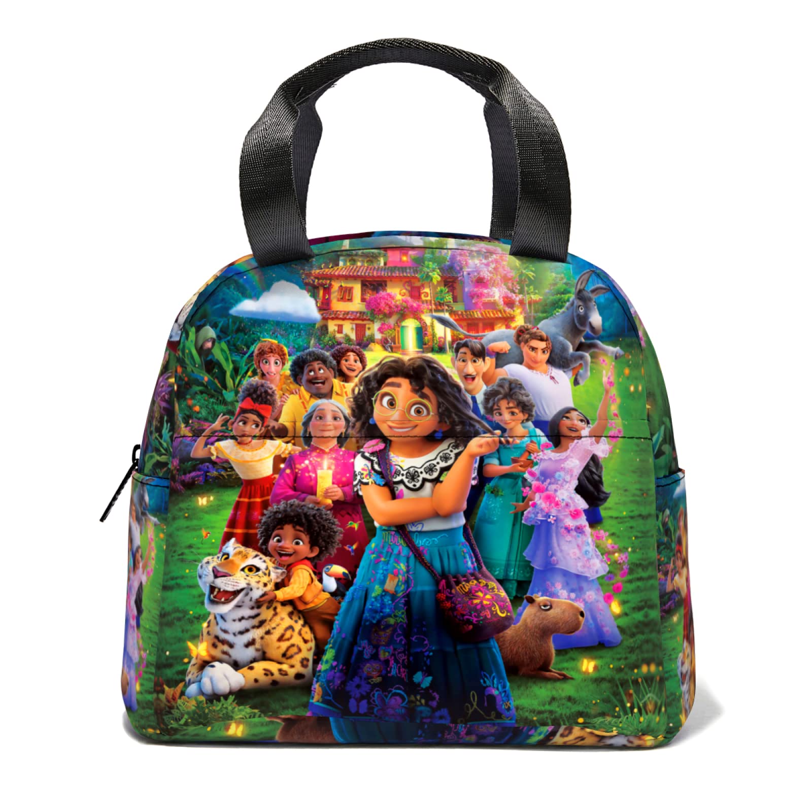 Insulated Lunch Bag for Women & Men - Reusable Tote Lunch Box for Work, Office, Travel, Picnic - Cute & Portable Food Container - Perfect for Adults, School, Beach & Outdoor Activities
