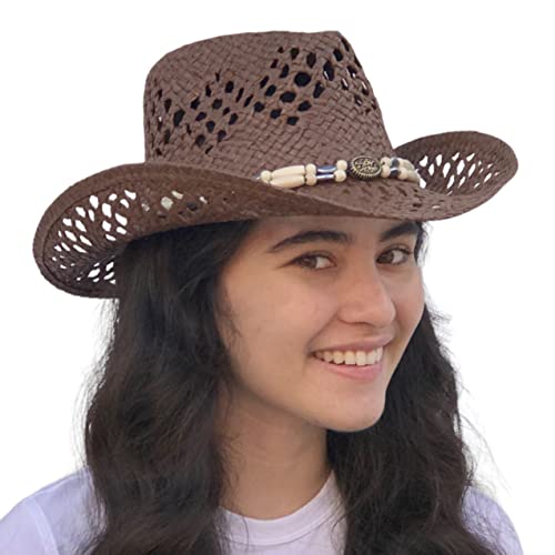 Brown, Beaded