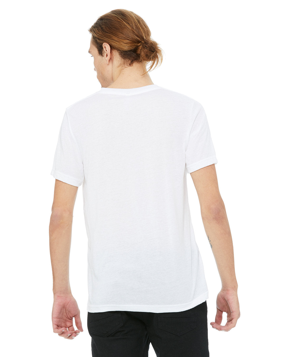 Bella + Canvas 3415C Unisex Triblend V-Neck T-Shirt - Soft Comfortable Tee for Men & Women - Perfect for Casual Wear, Gym, and Everyday Outfits