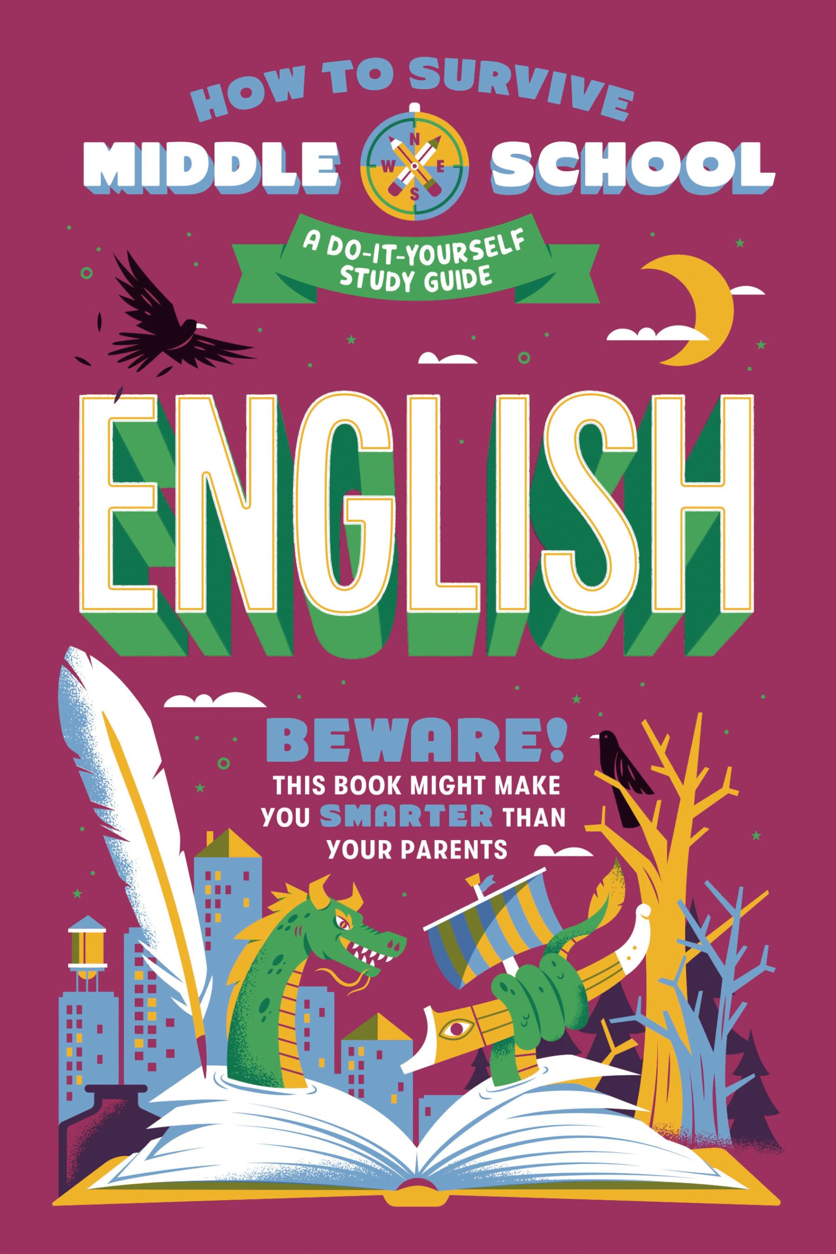 How to Survive Middle School English: DIY Study Guide for Students | Middle School Survival Books | Improve Grades & Homework Skills