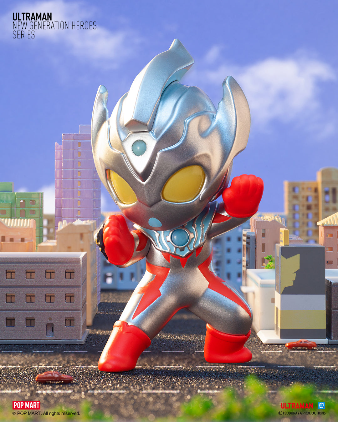 POP MART Ultraman New Generation Heroes Series Action Figures - Collectible Anime Character Model Toys for Display & Gifts | Perfect for Anime Fans, Home Decor, and Office Collections
