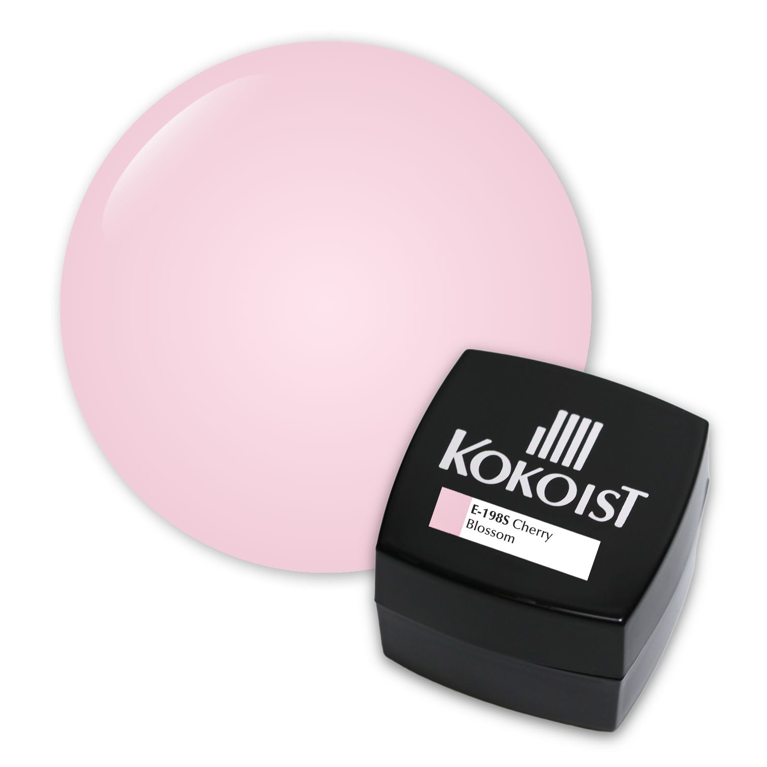 Kokoist E 198S Cherry Blossom Nail Gel Polish - Long Lasting Japanese Gel for Professional Nail Art & Manicures - Perfect for Spring Nail Designs, Bridal Nails & Salon Use