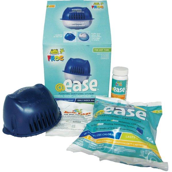 Frog @Ease Floating Chlorine-Free Pool Sanitizer System - Easy Maintenance for Above Ground & Inground Pools | Keeps Water Clean for Swimming All Season