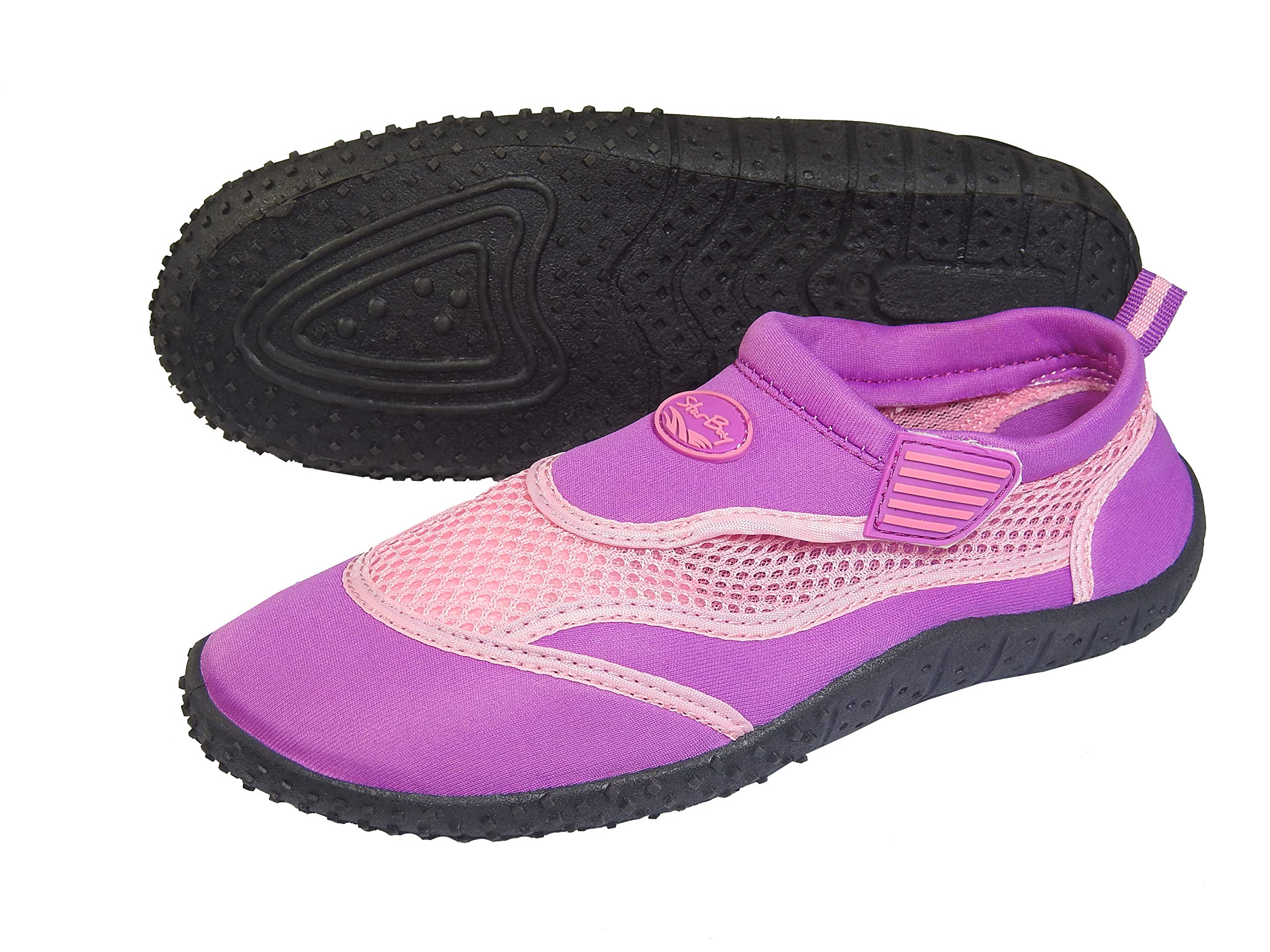 Sunville Women's Quick-Dry Slip-On Water Shoes for Beach, Pool & Yoga | Lightweight Aqua Socks with Non-Slip Sole | Perfect for Swimming, Surfing and Water Sports