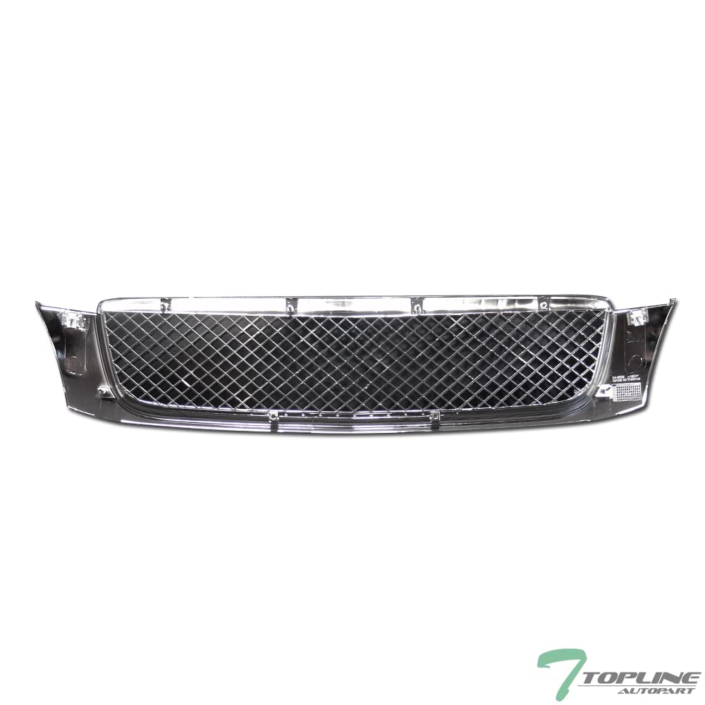 2000-2005 Cadillac Deville Chrome Mesh Front Bumper Grill Replacement - Durable Stainless Steel Car Grille for Enhanced Style & Protection - Perfect for Car Upgrades & Customization