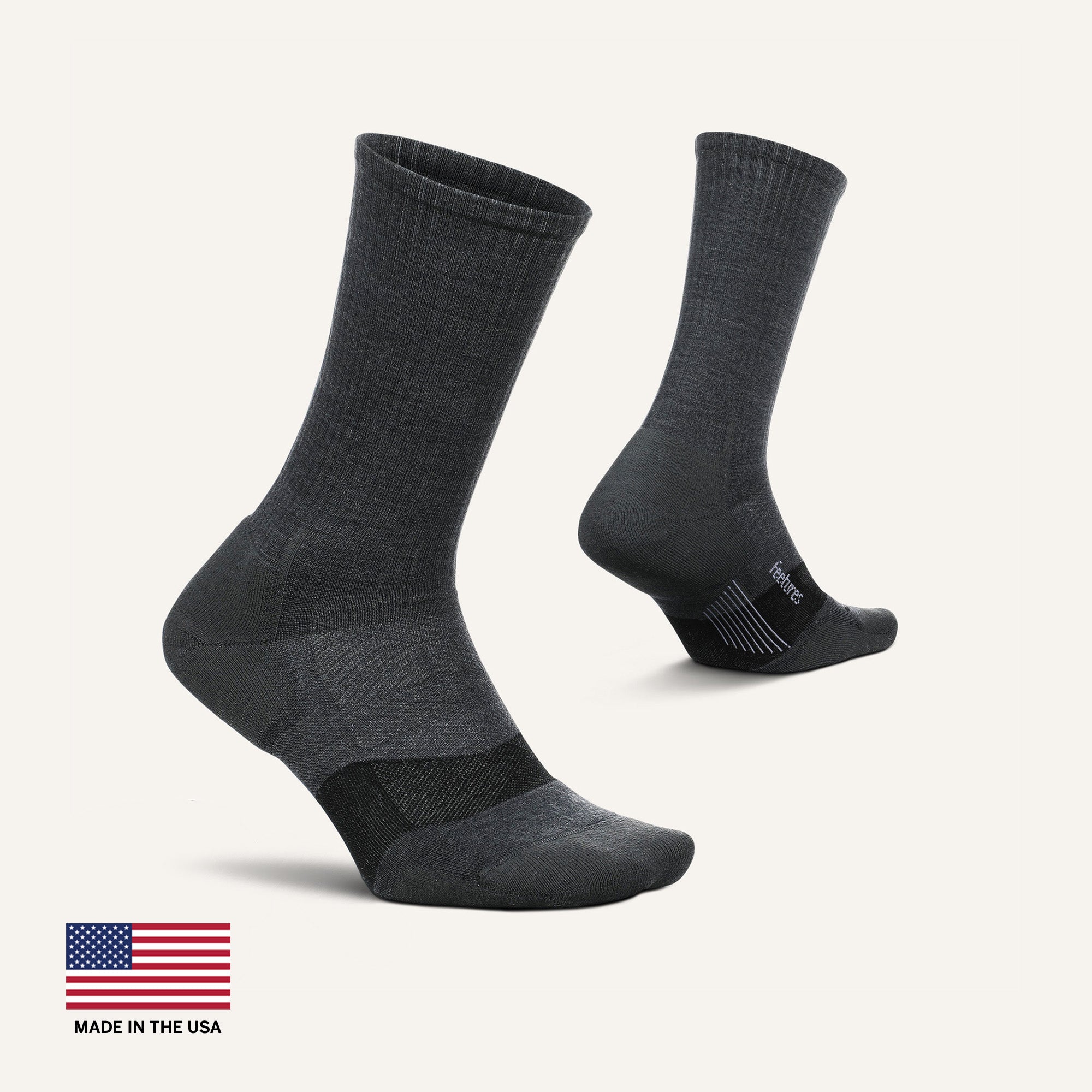 Merino 10 Max Cushion Crew Socks - Ultra Soft Wool Hiking & Running Socks for Men & Women - Perfect for Outdoor Adventures, Travel & Cold Weather Activities