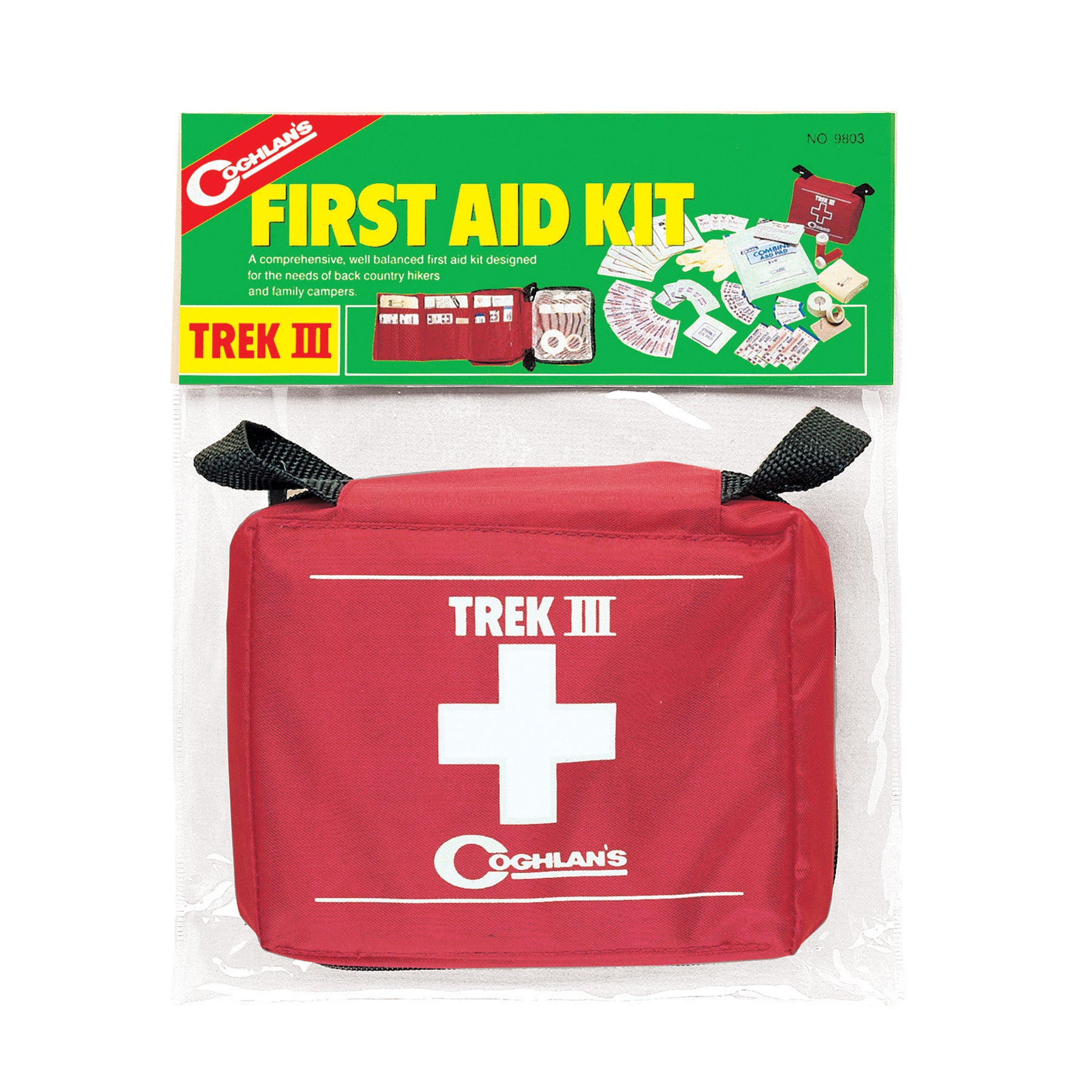 Coghlan's Trek III First Aid Kit – Compact Outdoor Emergency Medical Supplies for Hiking, Camping & Travel – Essential Safety Gear for Adventures