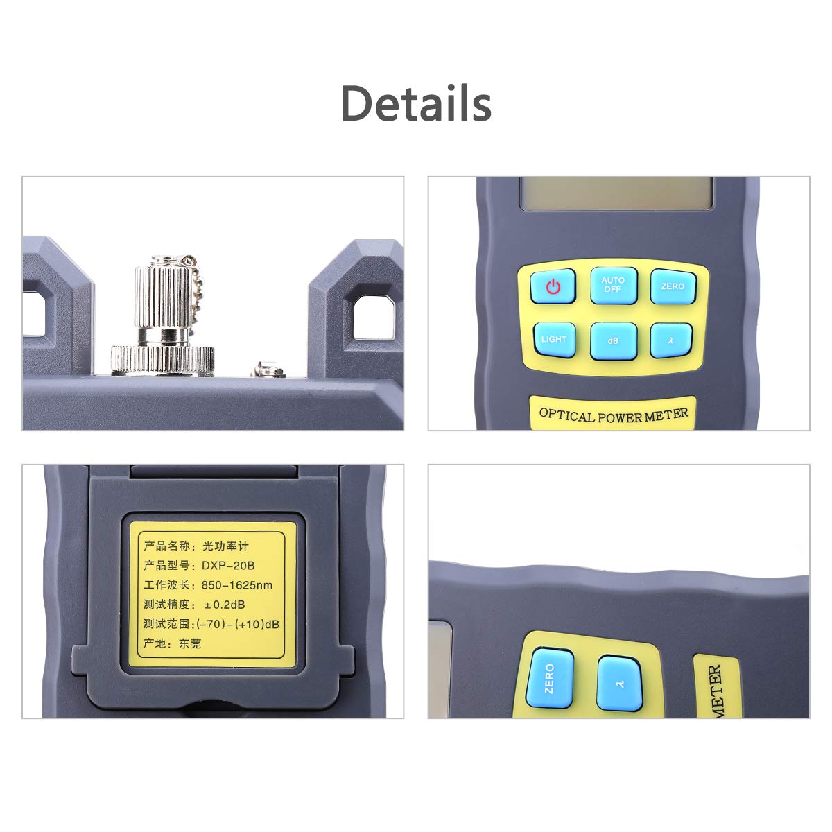 1KM Fiber Optical Power Meter & Visual Fault Locator - Professional Fiber Optic Cable Tester Tool for CATV, Telecommunications & Network Engineering Maintenance - Perfect for Field Technicians & DIY Home Installations